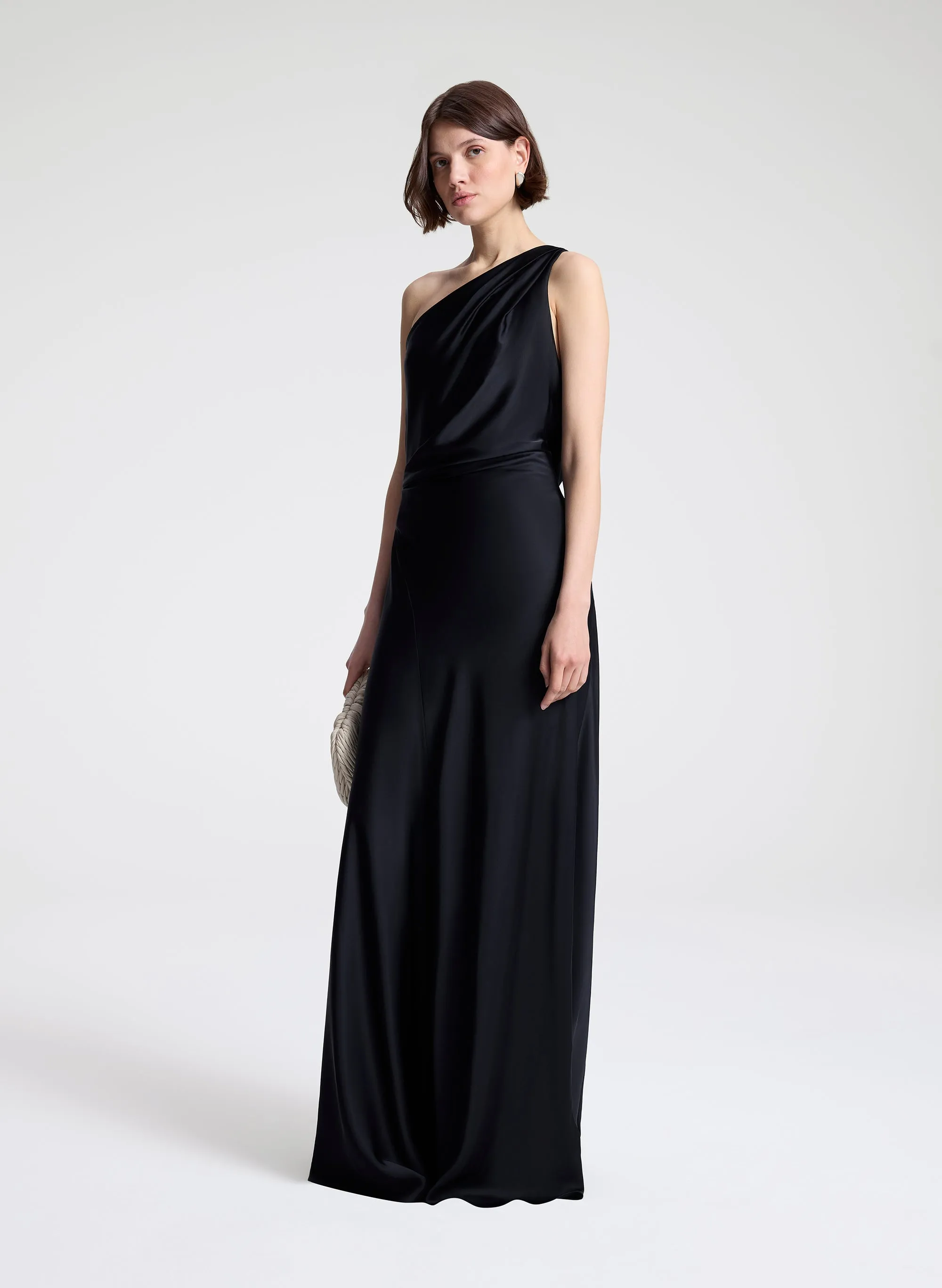 Aster Satin One Shoulder Gown sold by A.L.C. product image thumbnail 4
