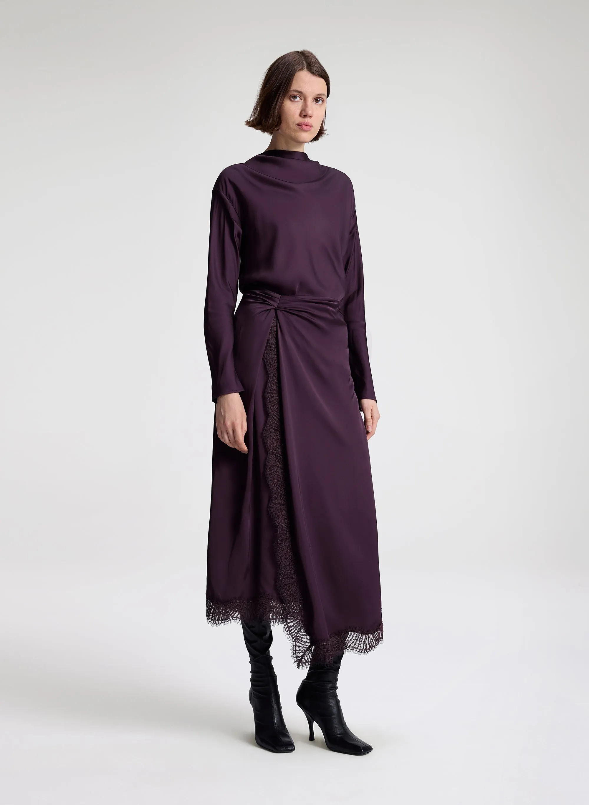 Georgia Satin Top sold by A.L.C. product image thumbnail 4