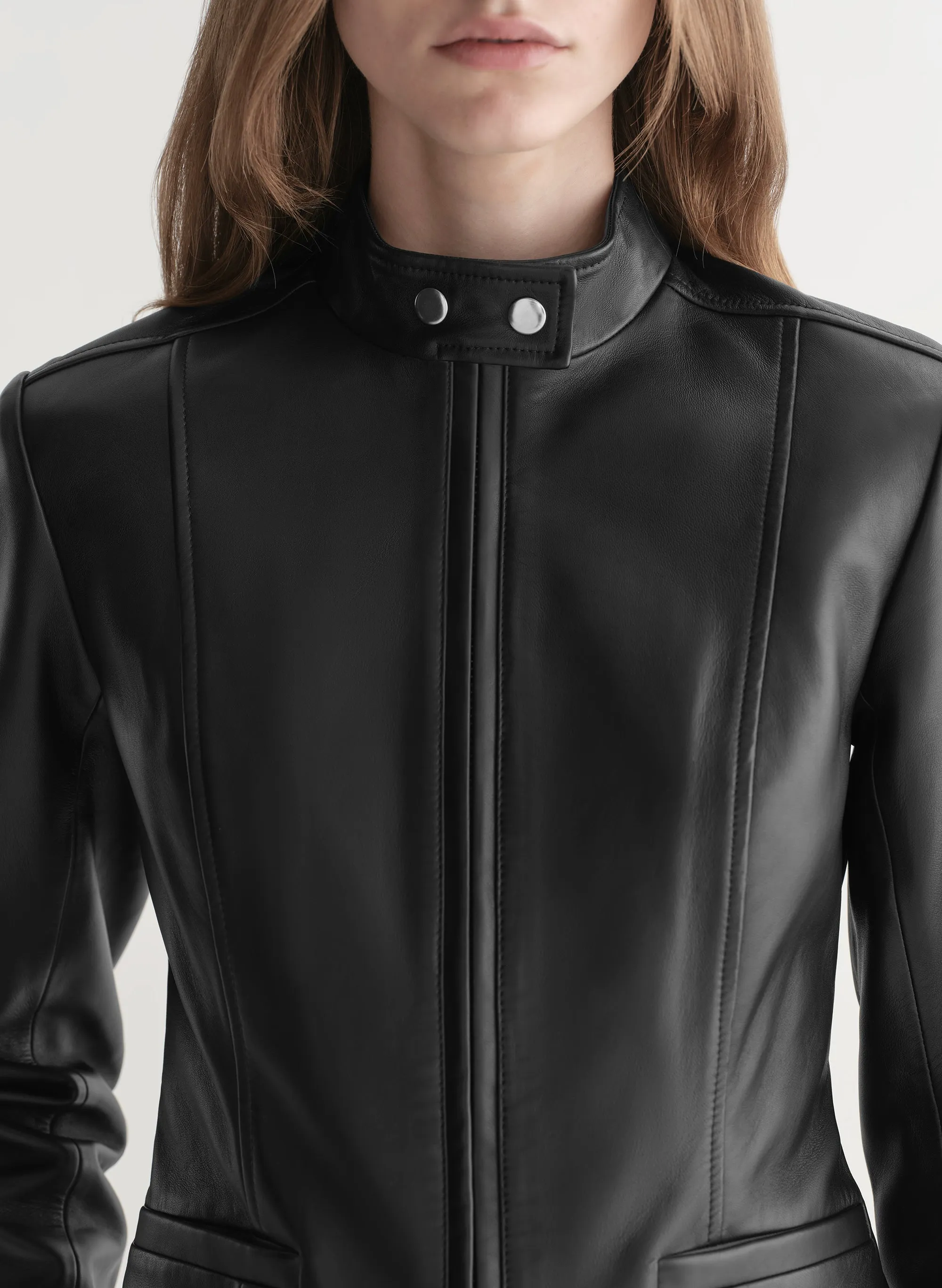 Marlowe Leather Jacket sold by A.L.C. product image thumbnail 2