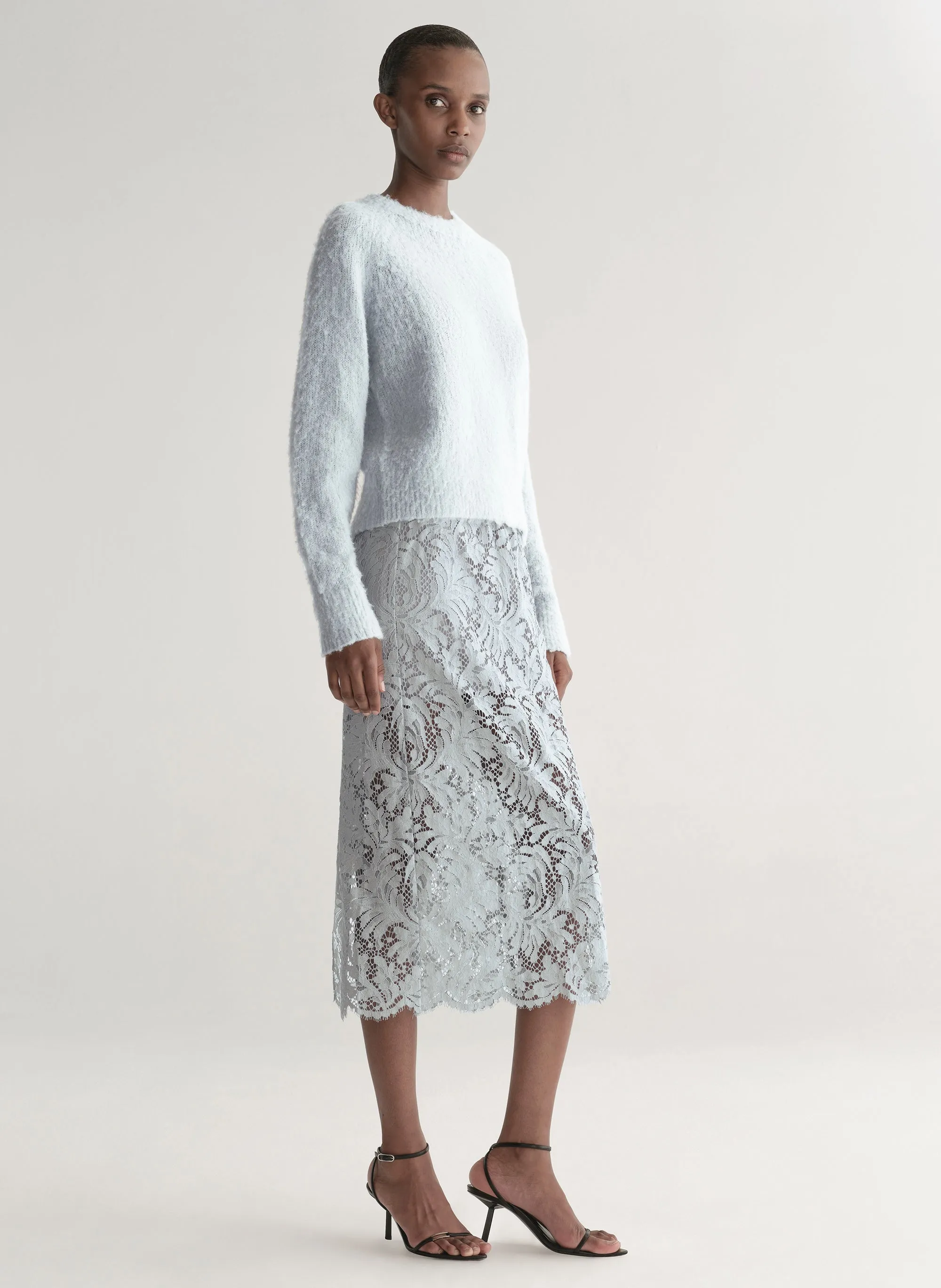 Lydia Lace Midi Skirt sold by A.L.C. product image thumbnail 3