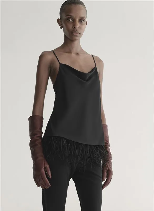 Eliza Feather Trimmed Camisole Top made by A.L.C.