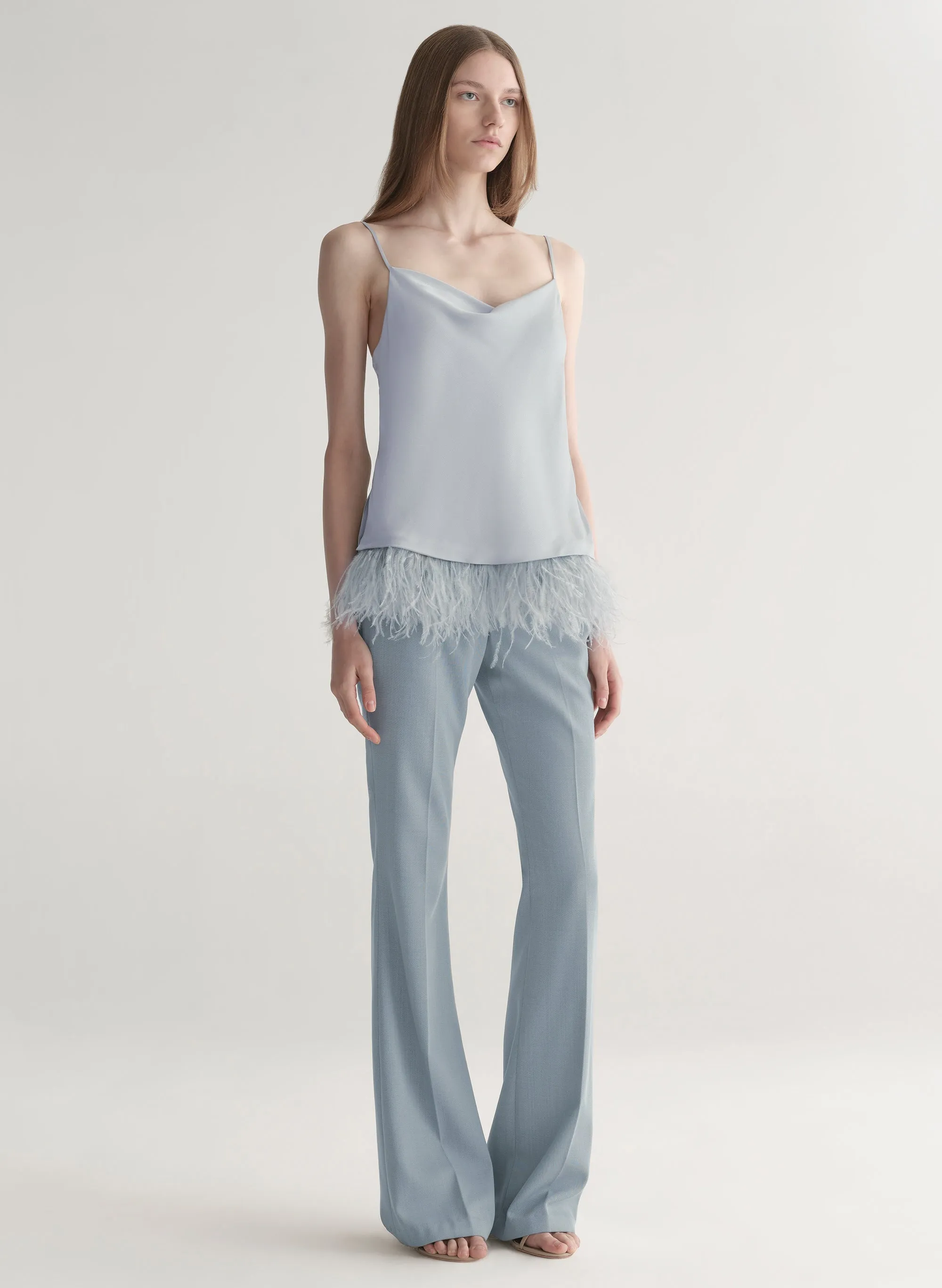 Eliza Feather Trimmed Camisole Top sold by A.L.C. product image thumbnail 4