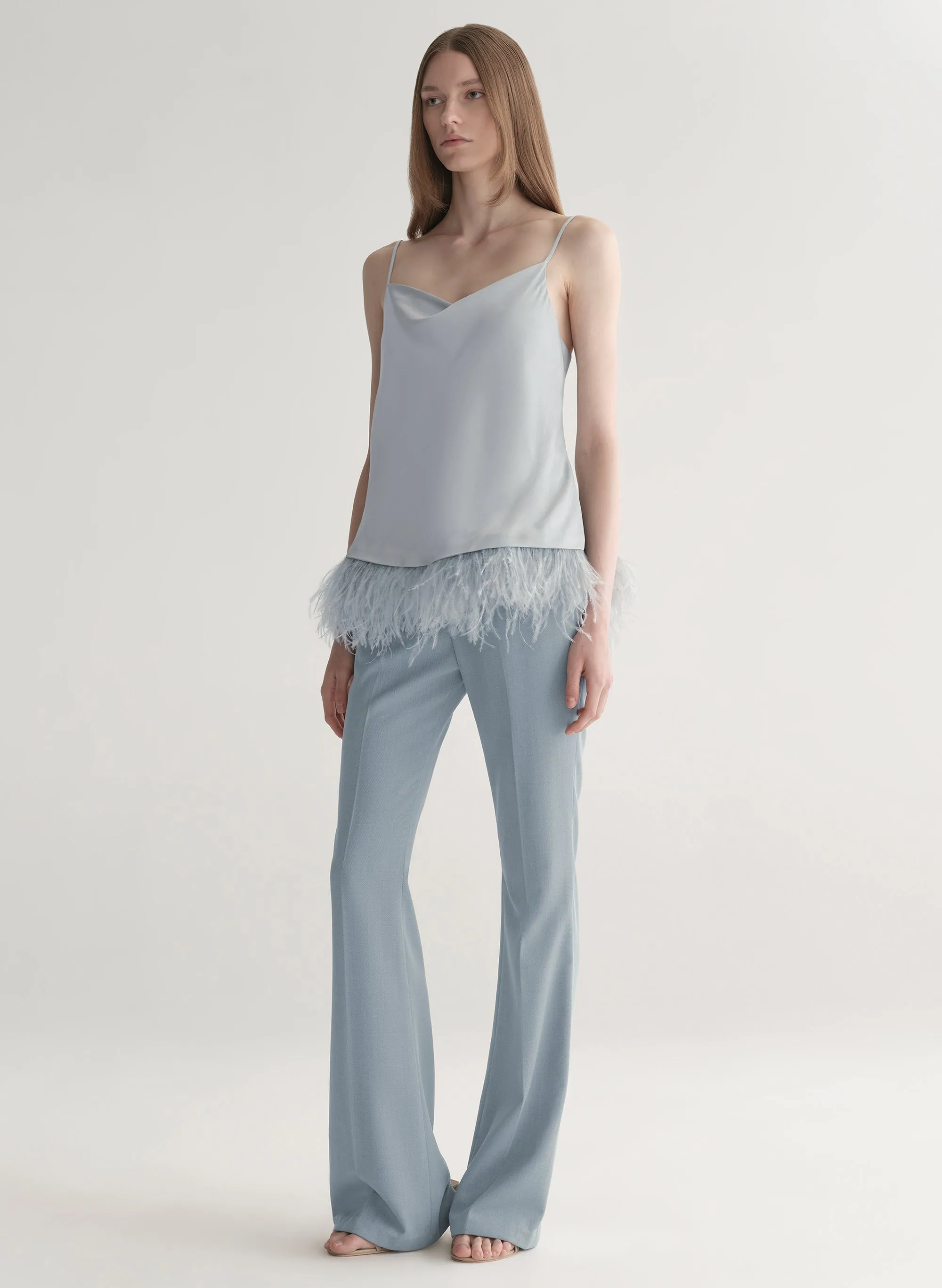 Eliza Feather Trimmed Camisole Top sold by A.L.C. product image thumbnail 5