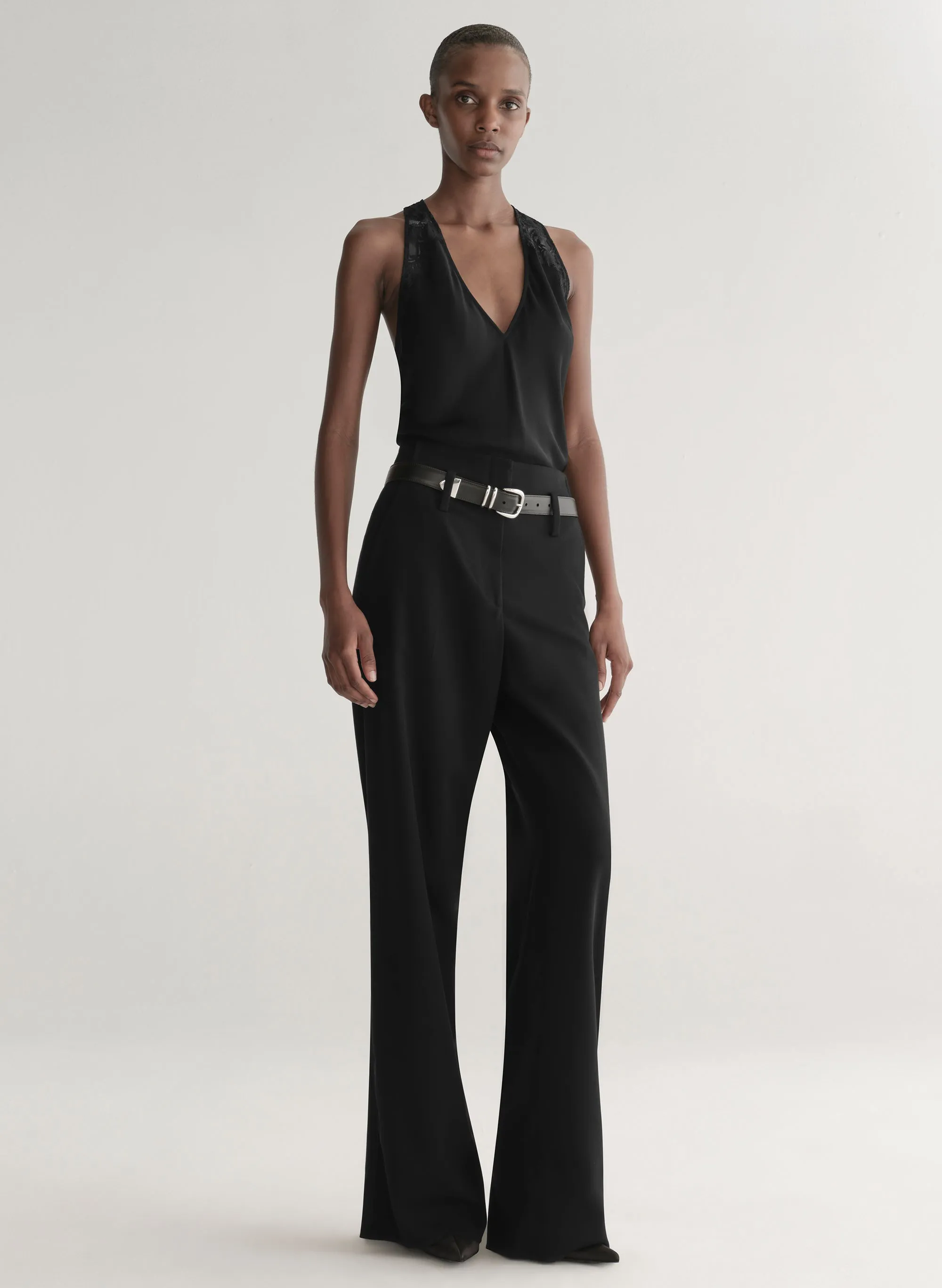 Wes Satin and Lace Top sold by A.L.C. product image thumbnail 3