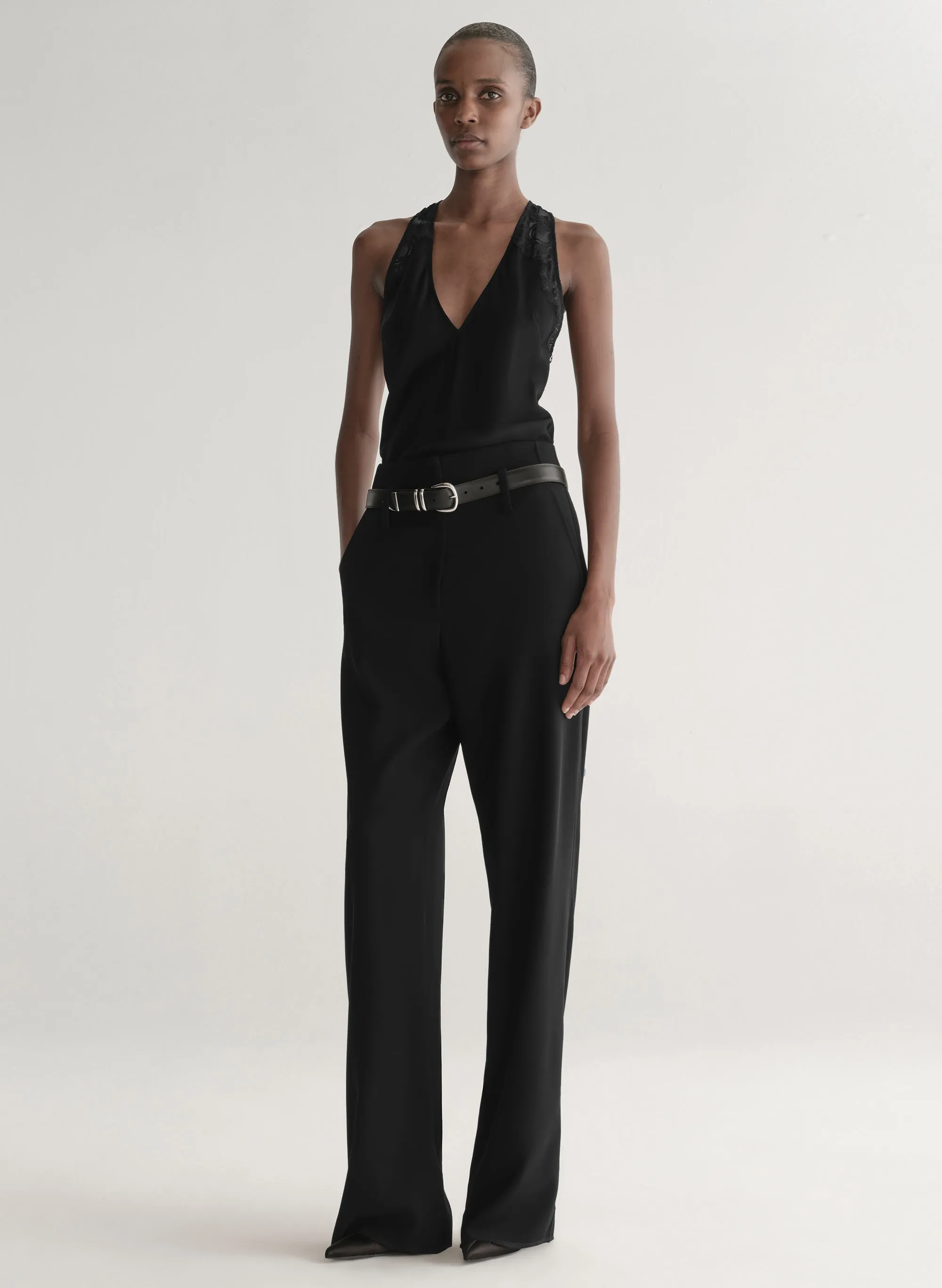 Wes Satin and Lace Top sold by A.L.C. product image thumbnail 4