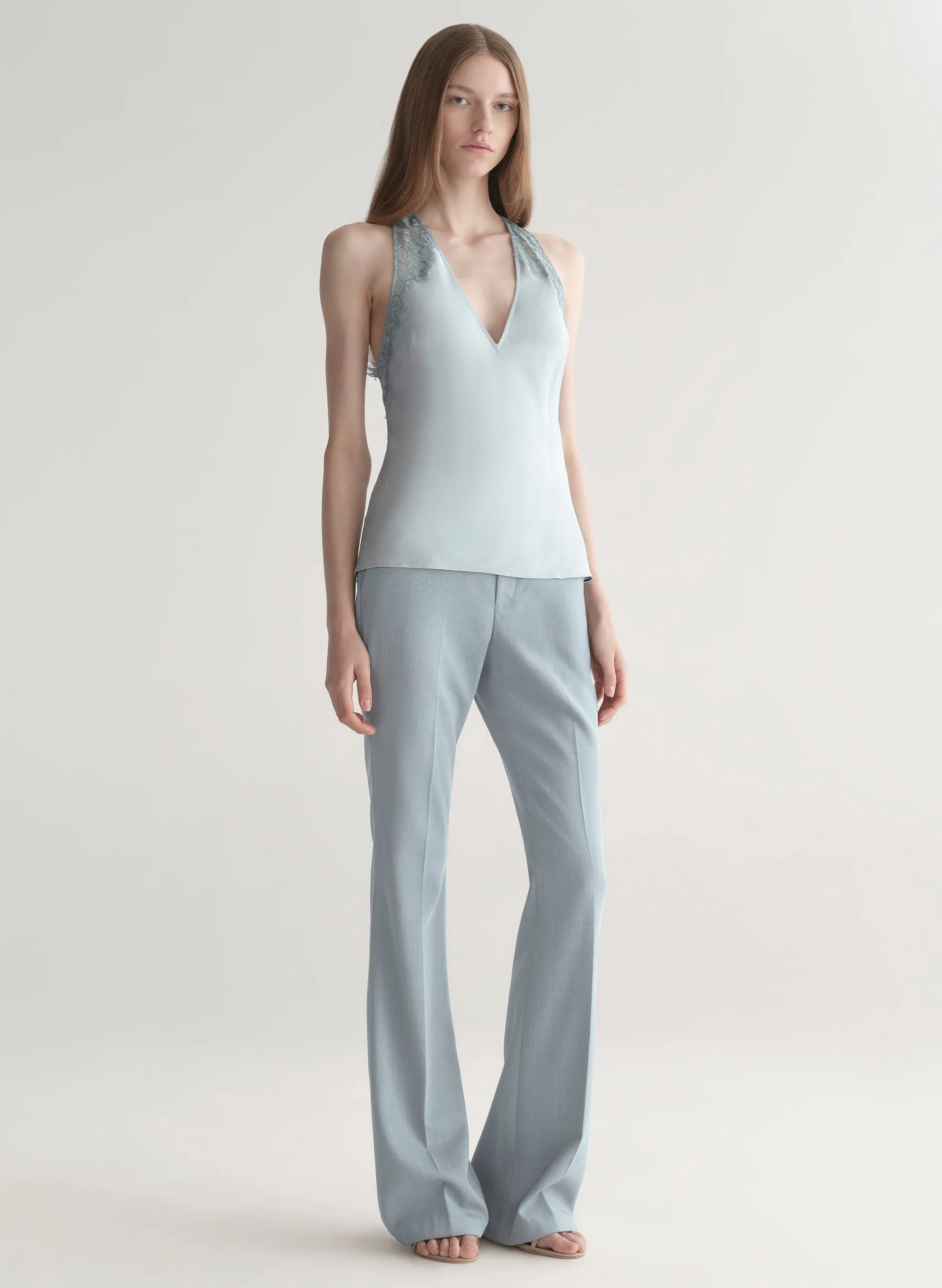 Wes Satin and Lace Top sold by A.L.C. product image thumbnail 3