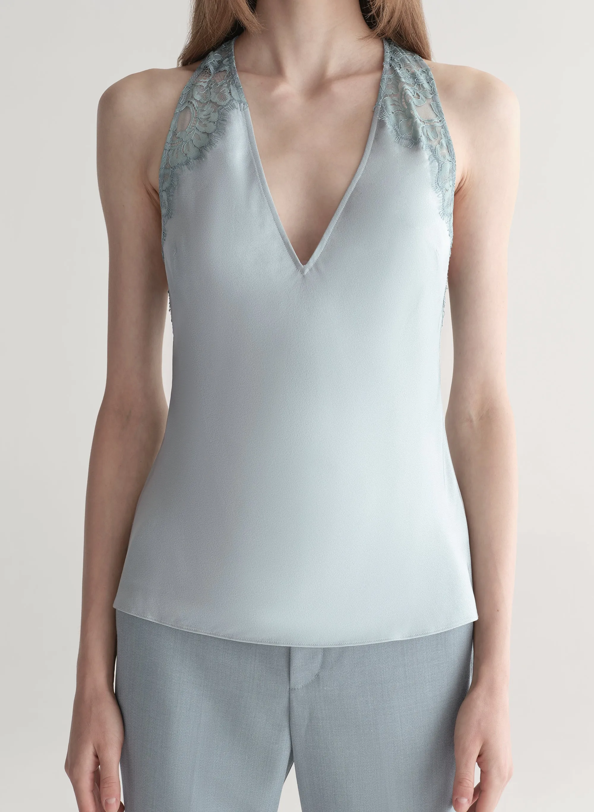 Wes Satin and Lace Top sold by A.L.C. product image thumbnail 2