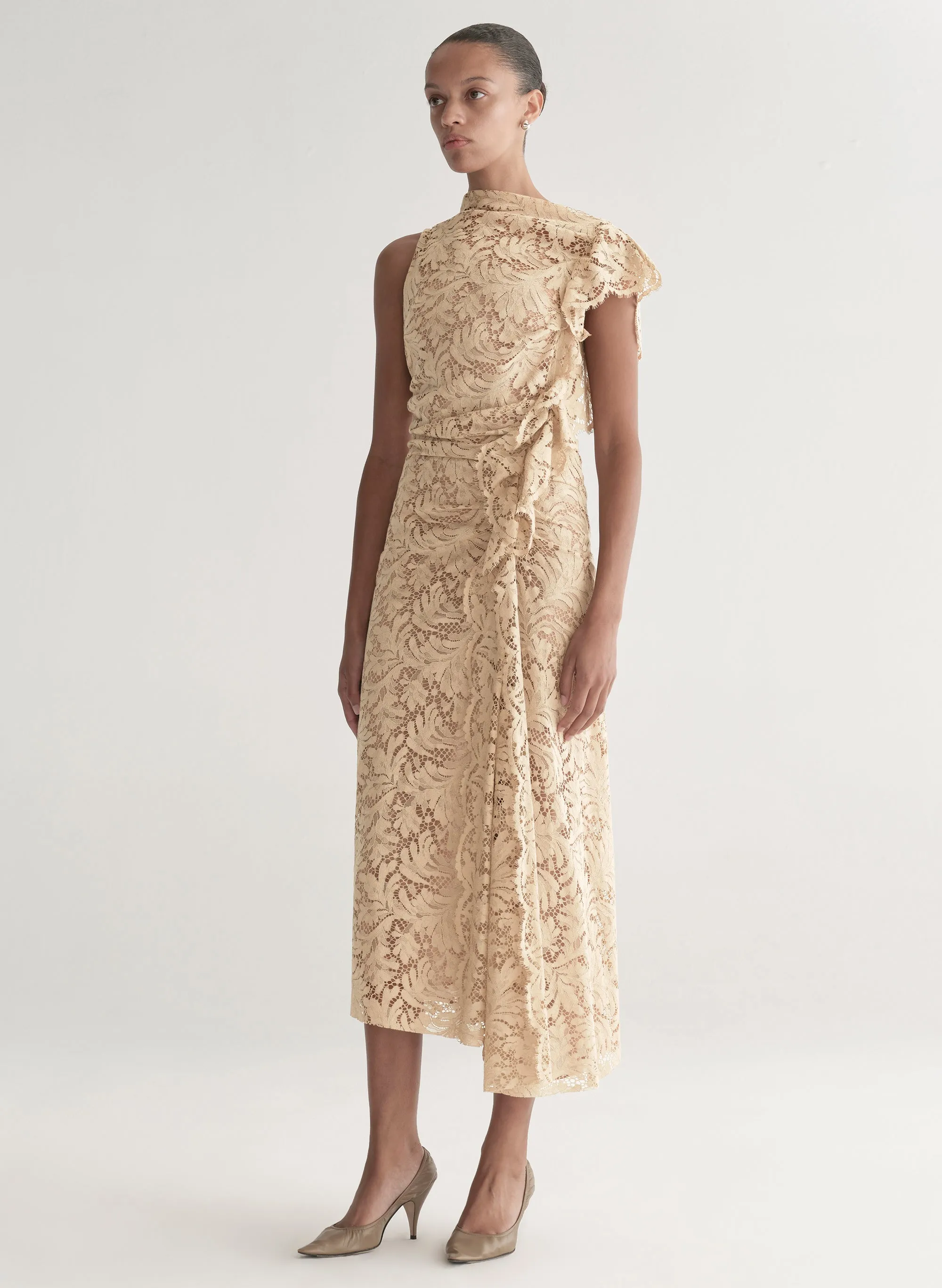 Astrid Lace Midi Dress sold by A.L.C. product image thumbnail 4