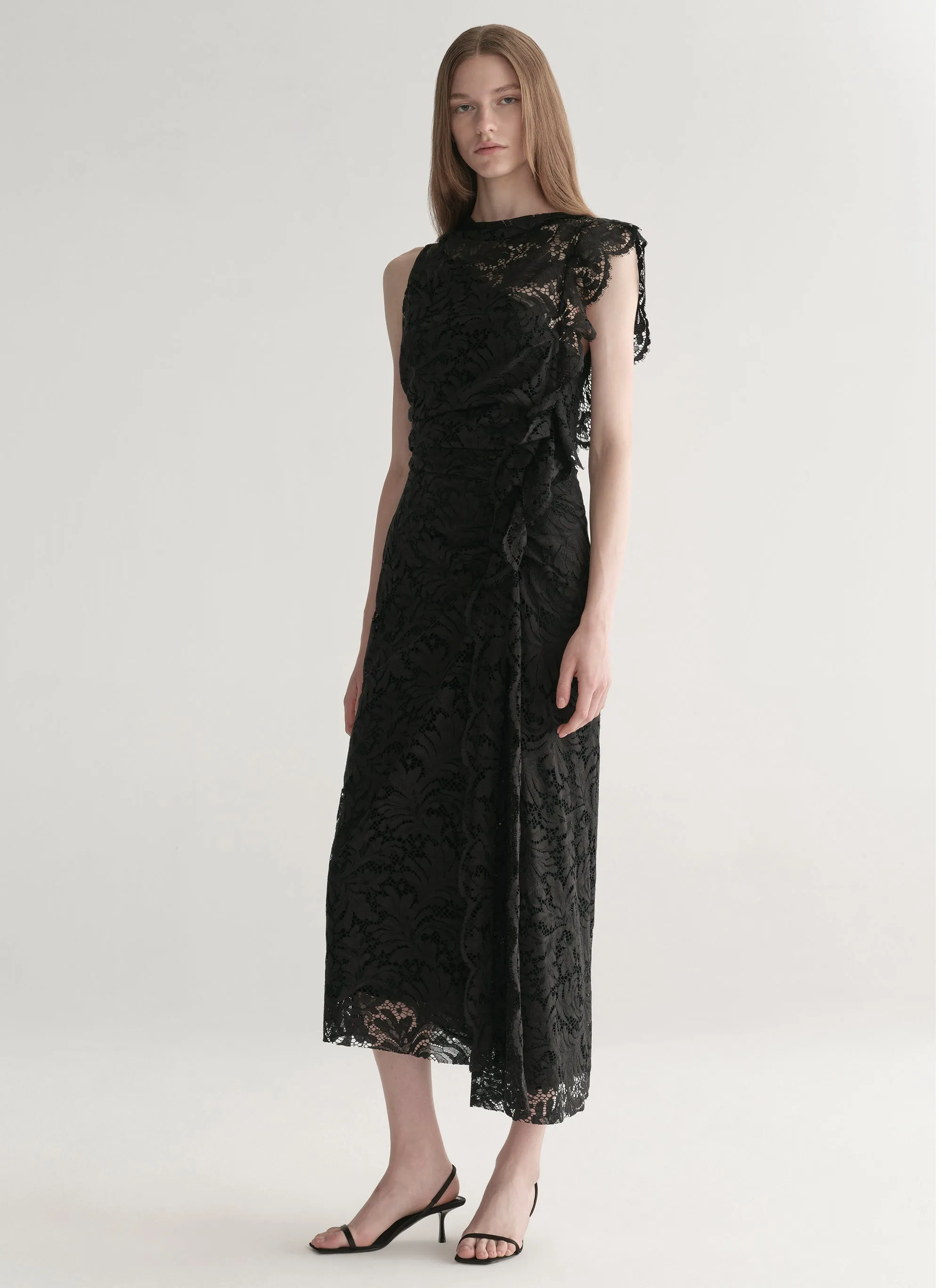 Astrid Lace Midi Dress sold by A.L.C. product image thumbnail 4