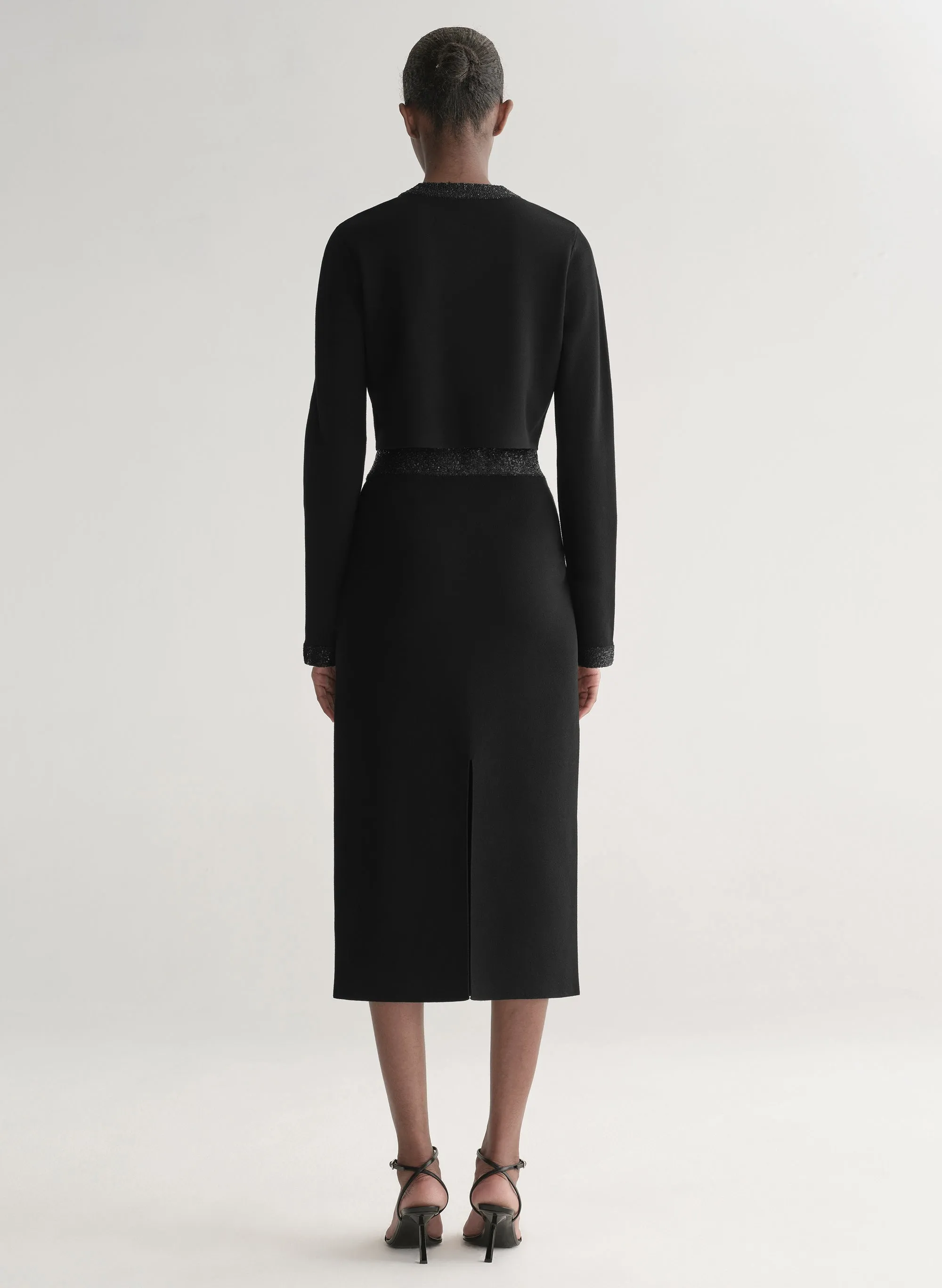 Jane Sequin Compact Knit Midi Skirt sold by A.L.C. product image thumbnail 5