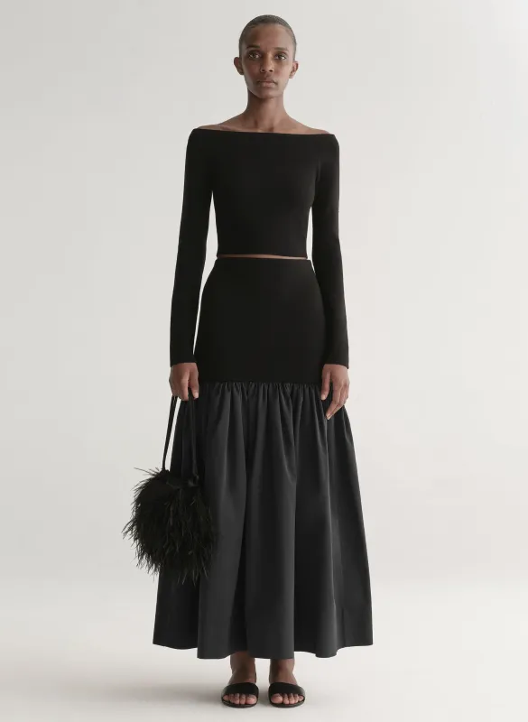 Cami Merino Combo Maxi Skirt made by A.L.C.