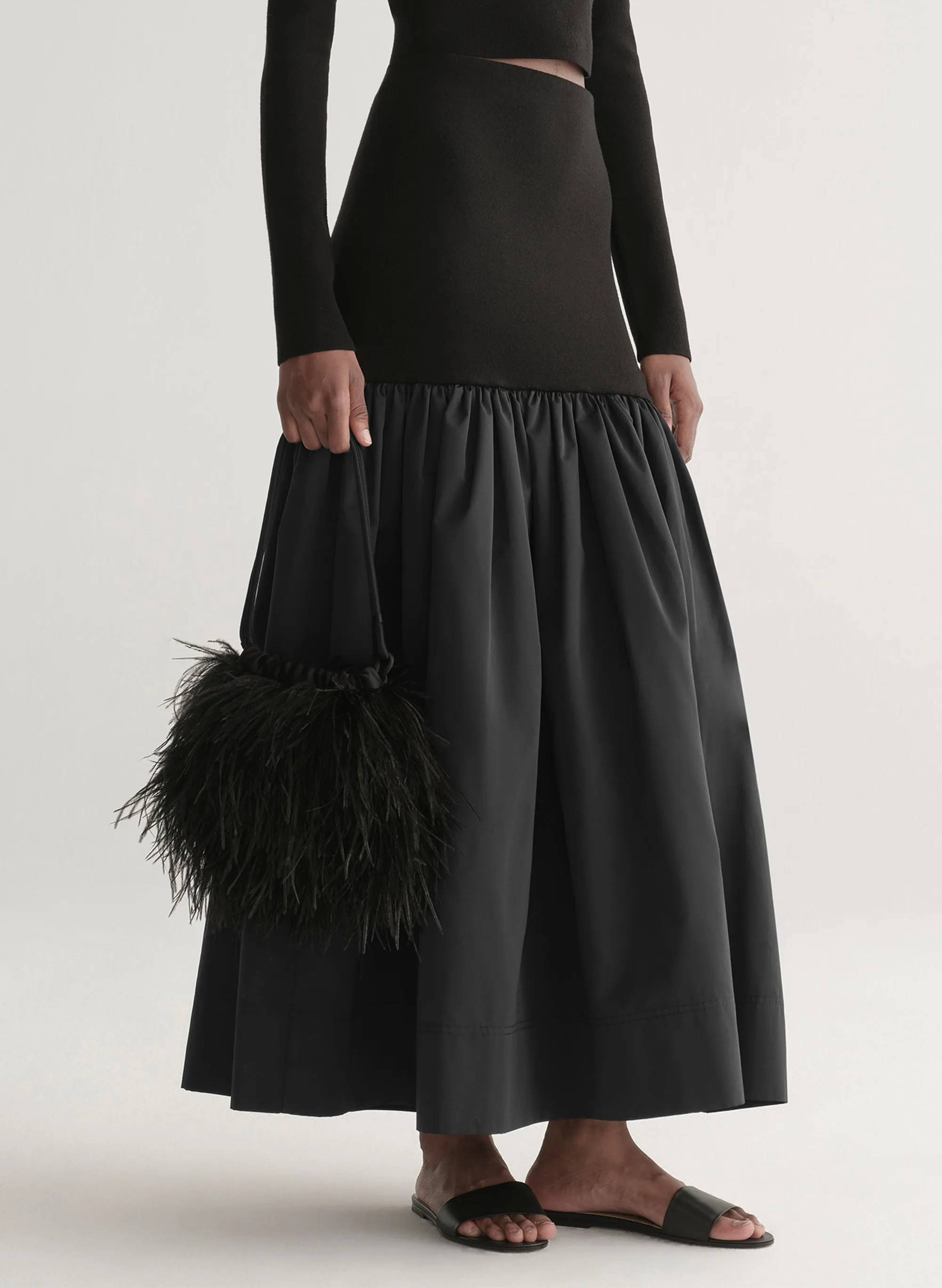 Cami Merino Combo Maxi Skirt sold by A.L.C. product image thumbnail 2