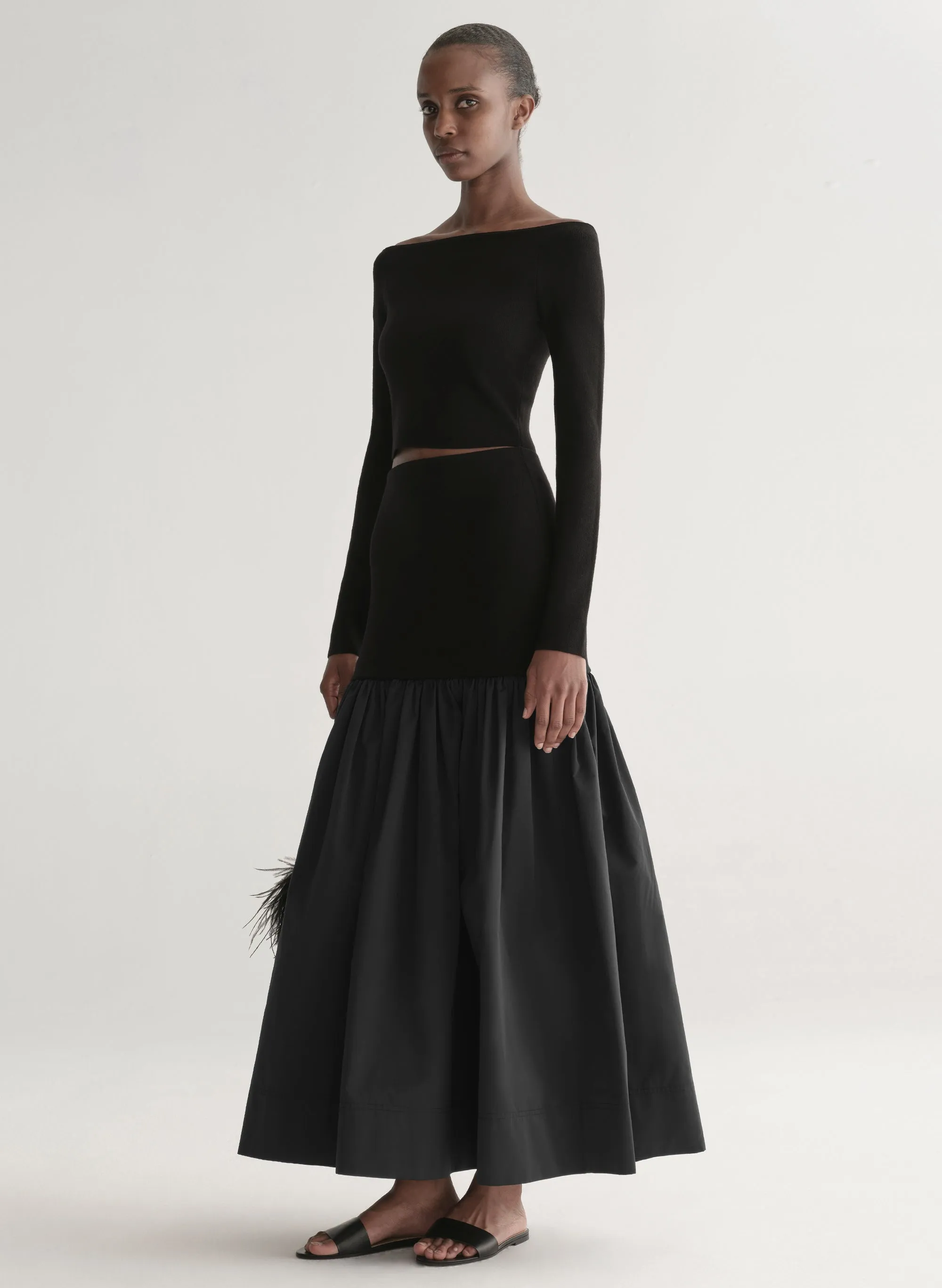 Cami Merino Combo Maxi Skirt sold by A.L.C. product image thumbnail 3