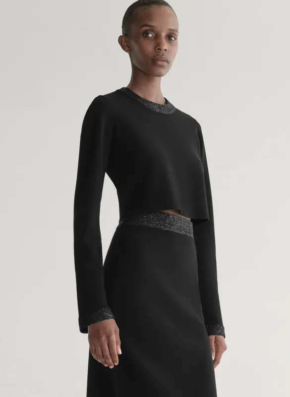 Marley Sequin Compact Knit Top made by A.L.C.