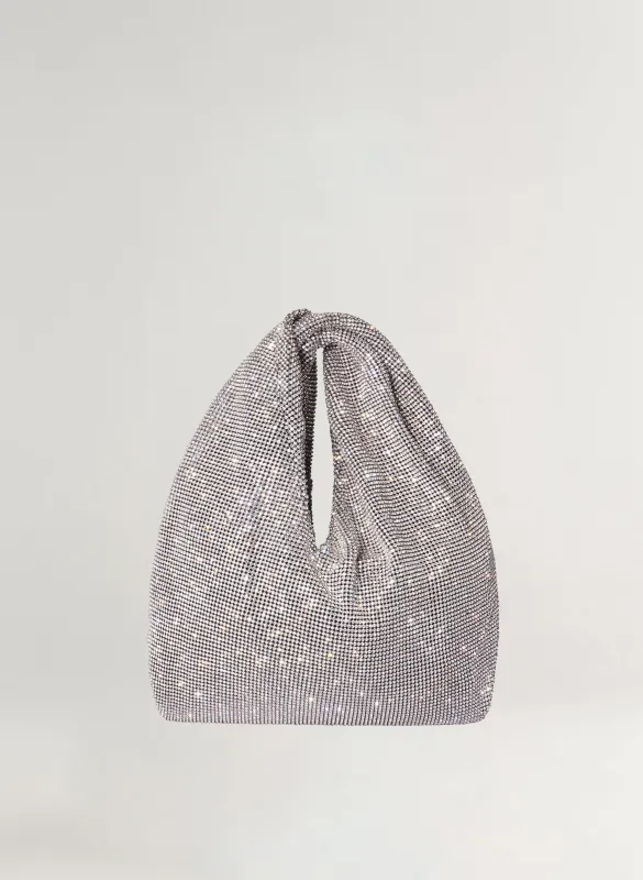 Paige Rhinestone Chain Mesh Bag sold by A.L.C.