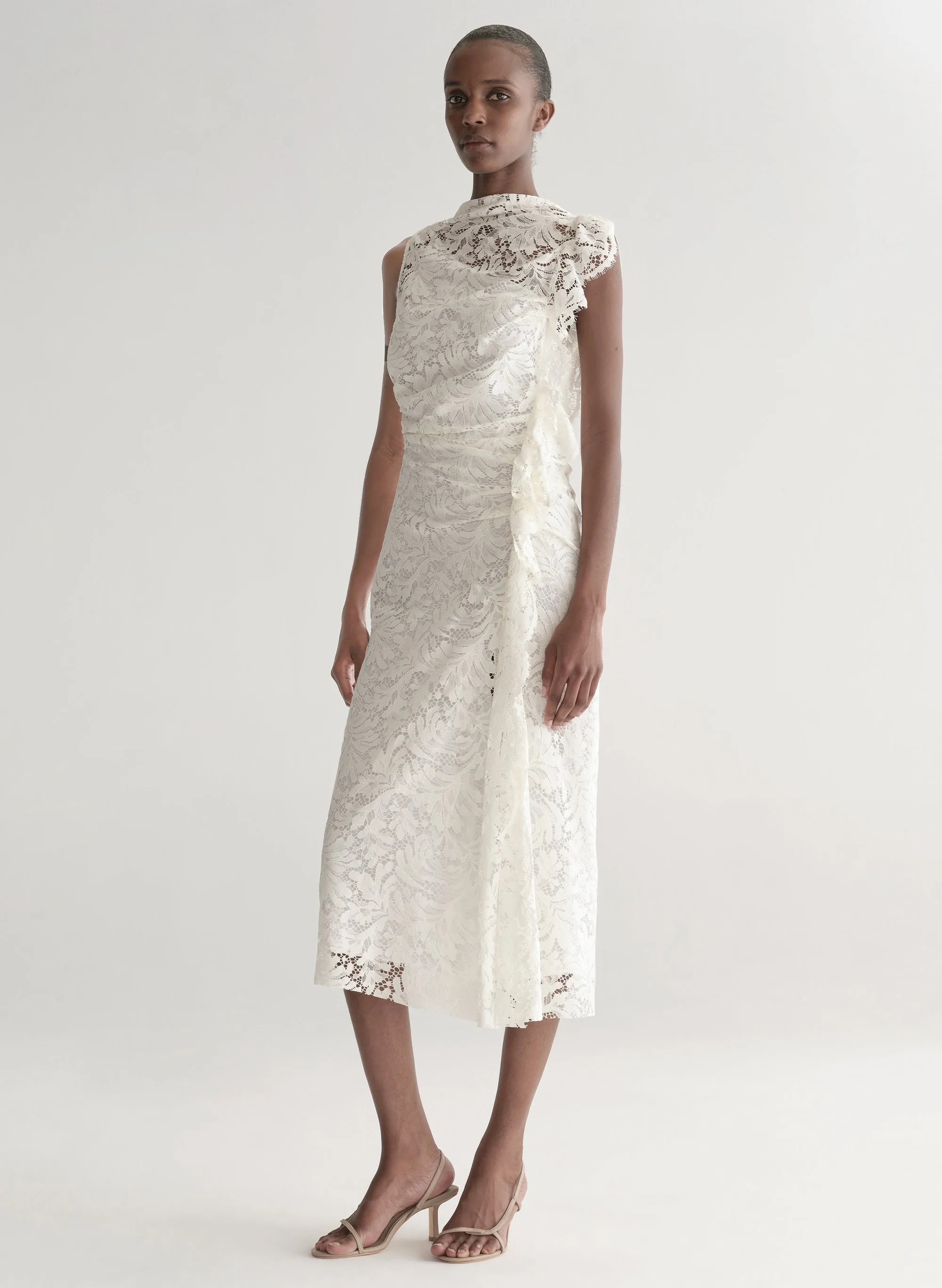 Astrid Lace Midi Dress sold by A.L.C. product image thumbnail 4