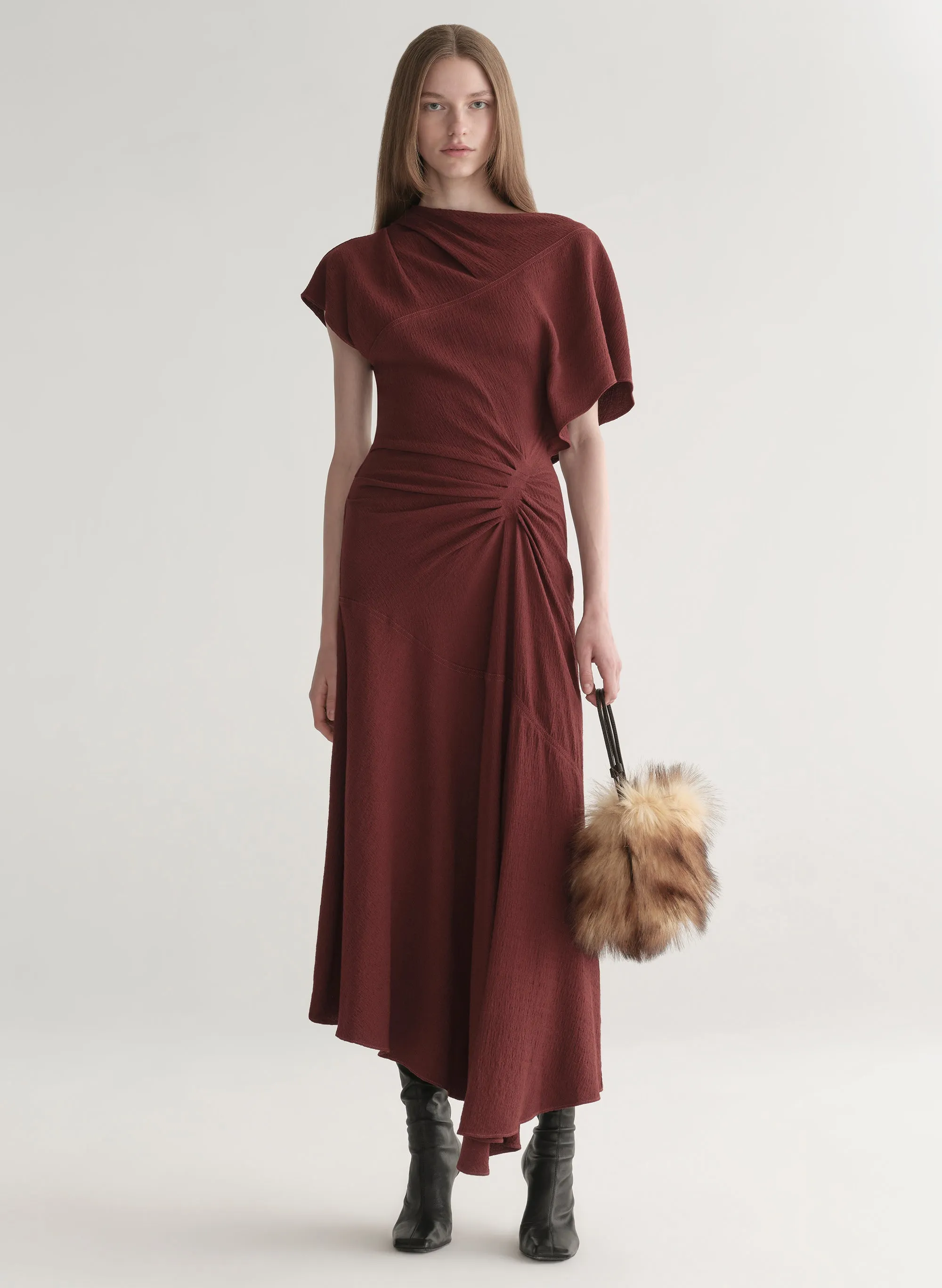 Dena Crepe Midi Dress sold by A.L.C.