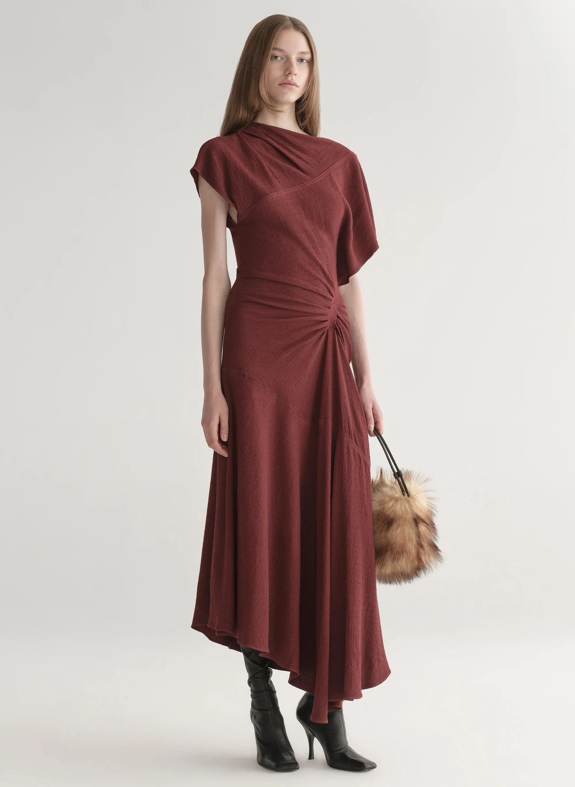 Dena Crepe Midi Dress sold by A.L.C. product image thumbnail 3