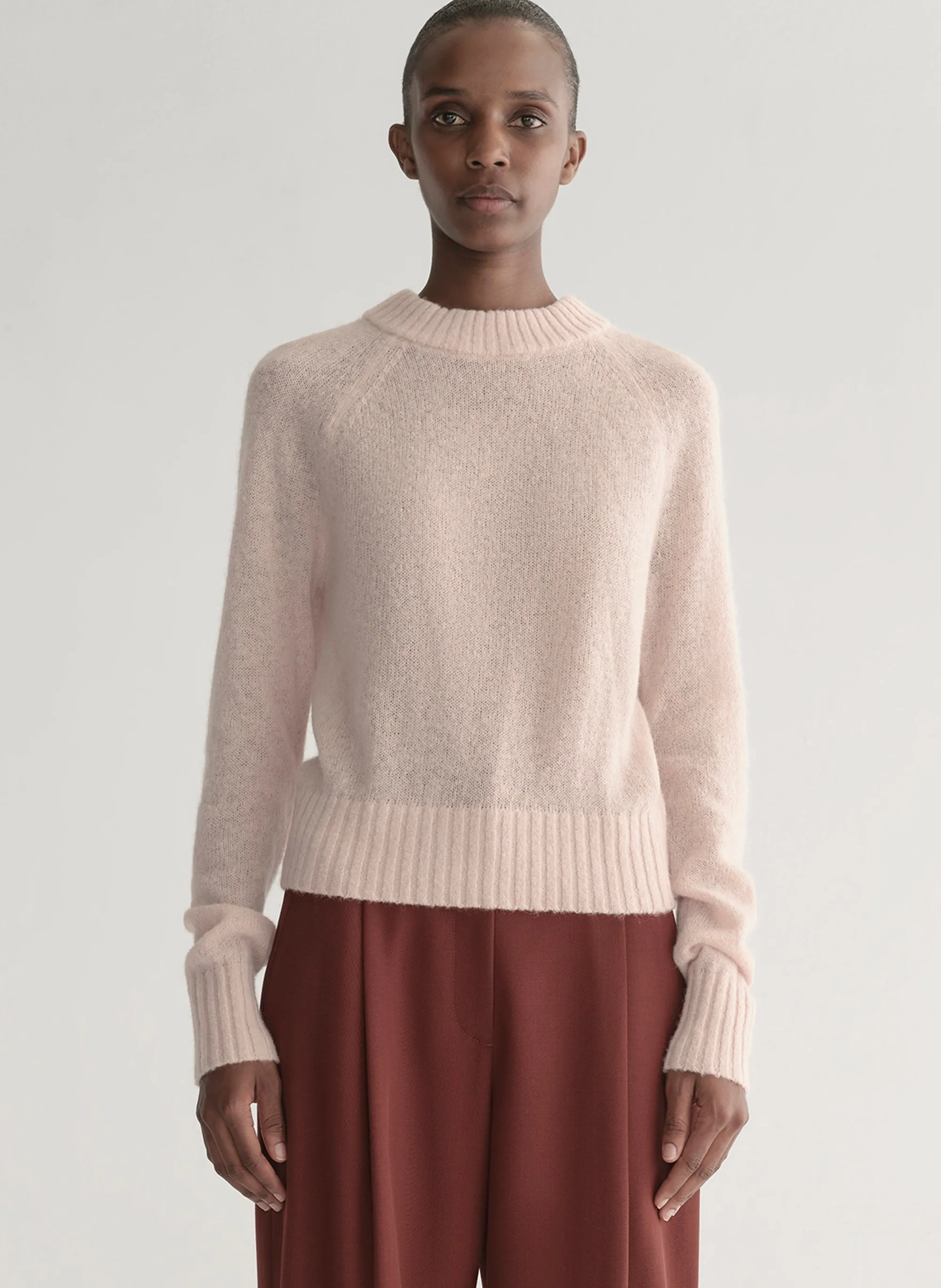 Frankie Brushed Alpaca Sweater sold by A.L.C.