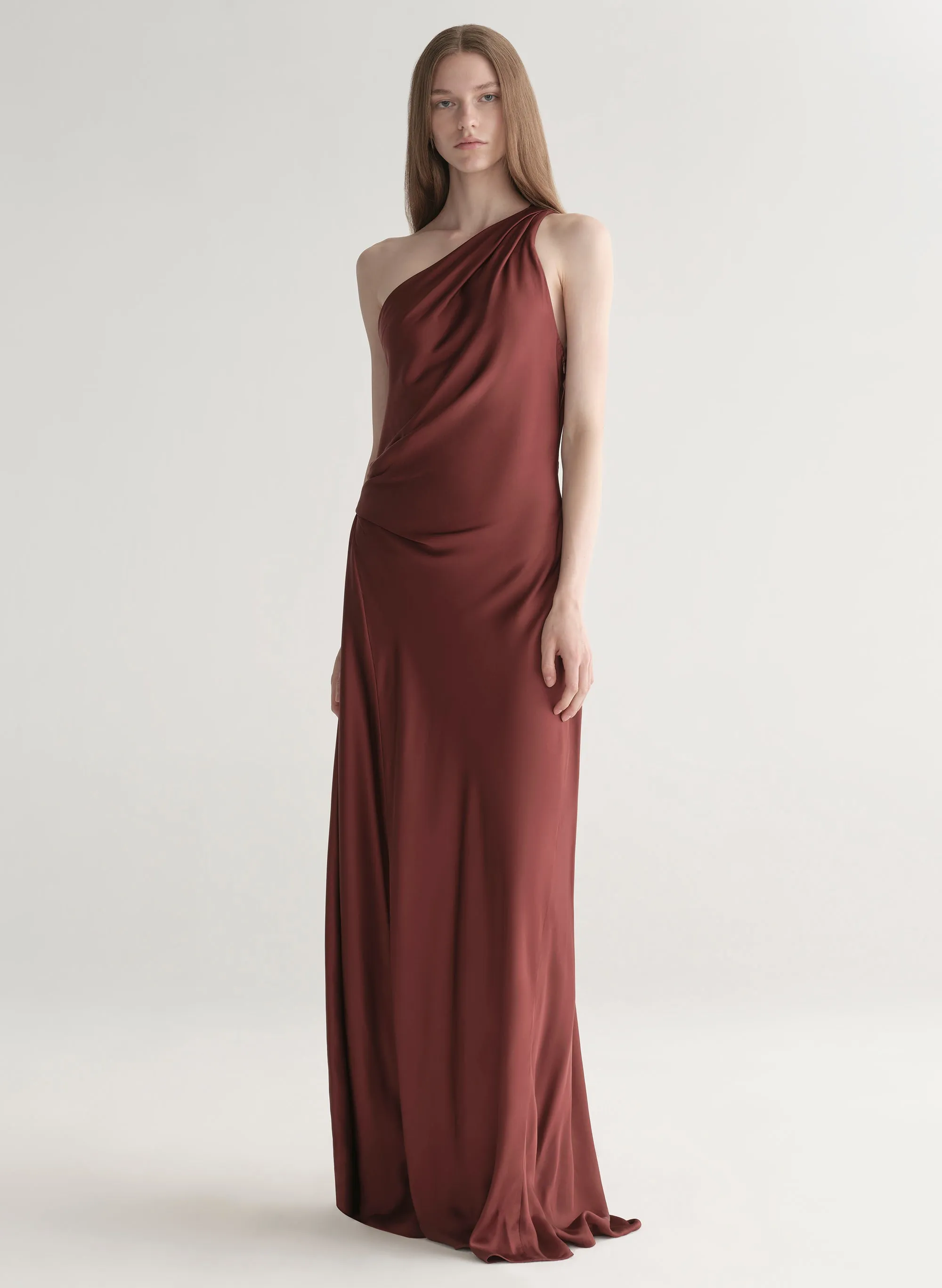 Aster Satin One Shoulder Gown sold by A.L.C. product image thumbnail 4
