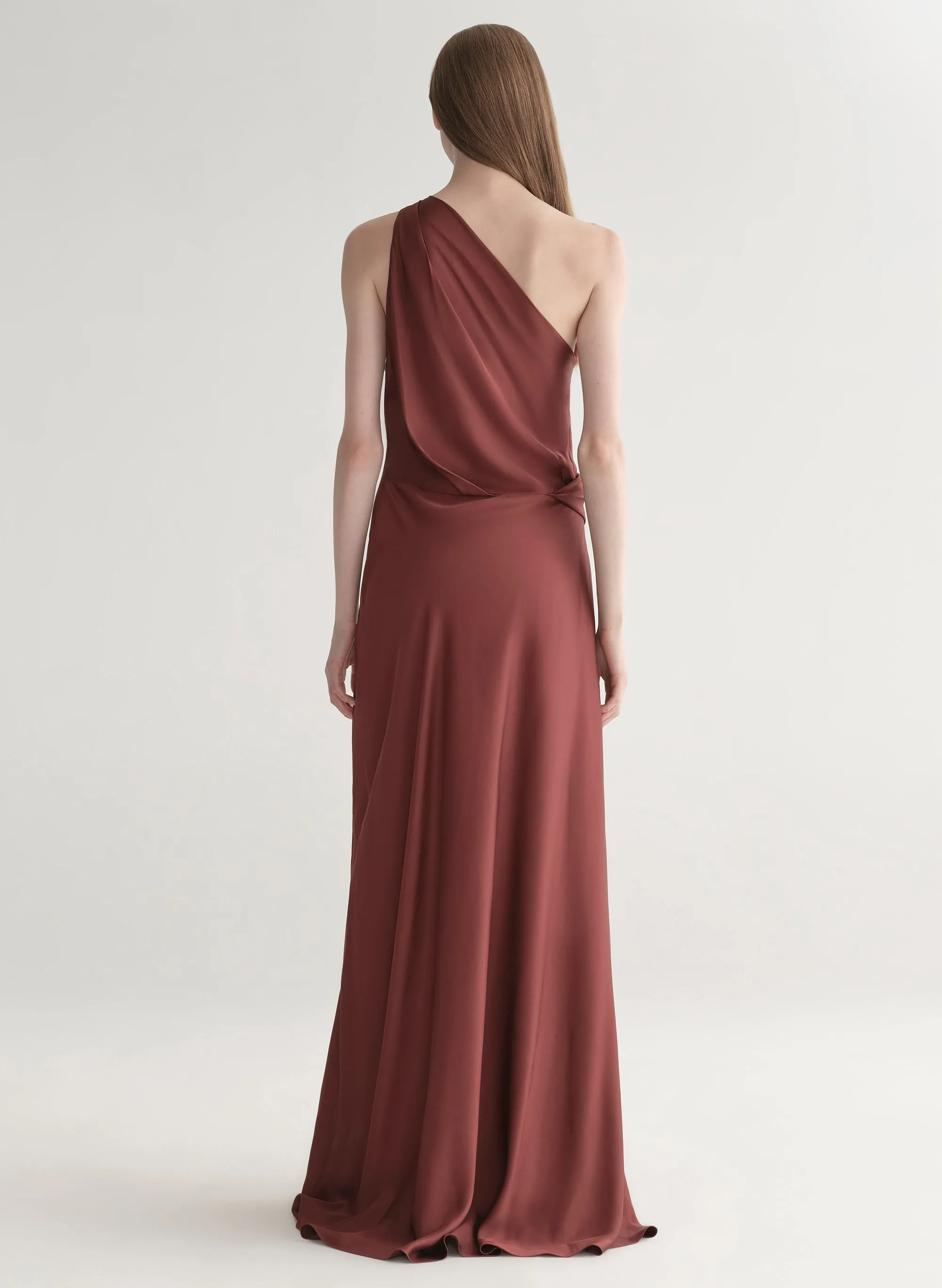 Aster Satin One Shoulder Gown sold by A.L.C. product image thumbnail 5