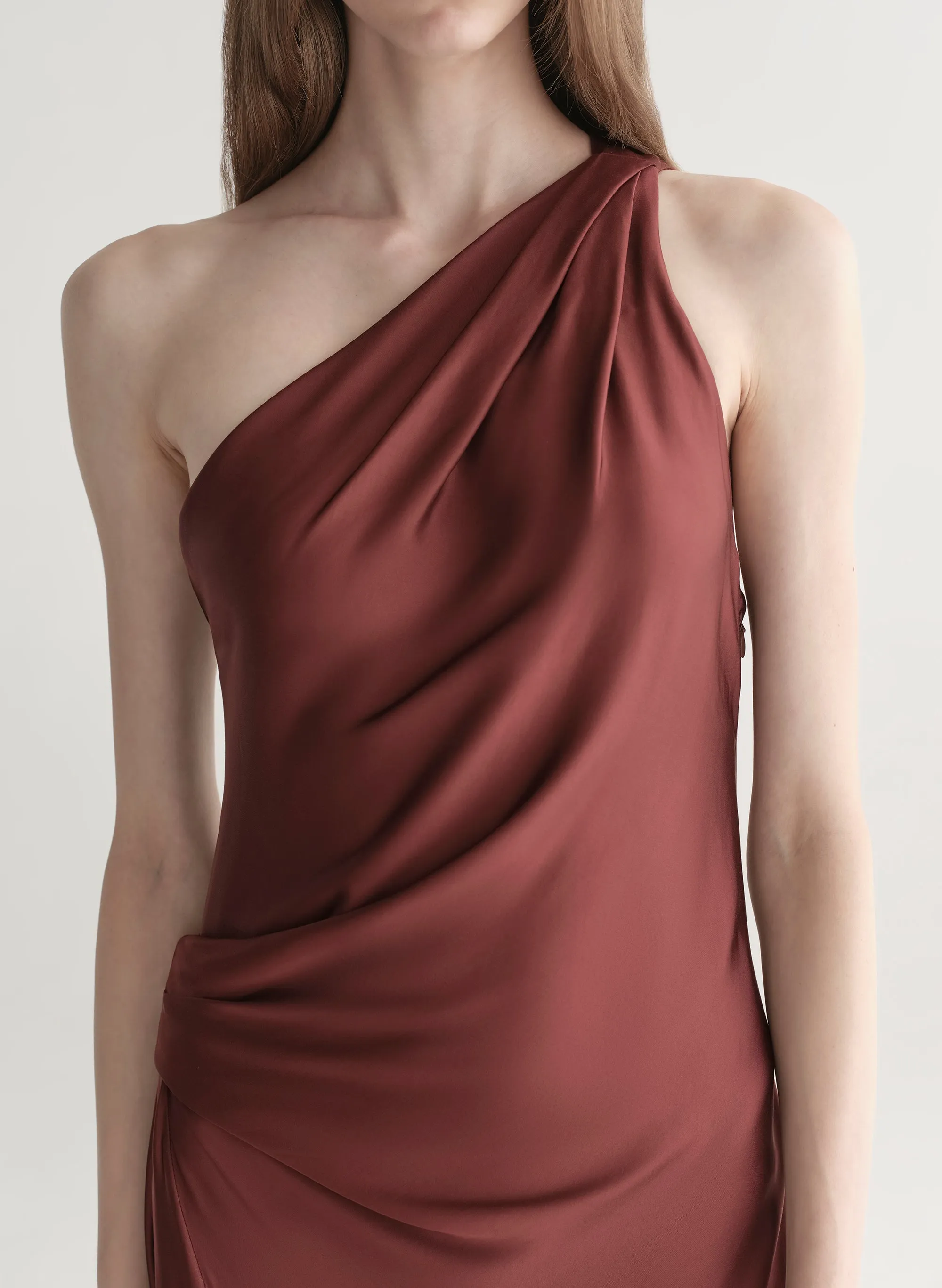 Aster Satin One Shoulder Gown sold by A.L.C. product image thumbnail 2
