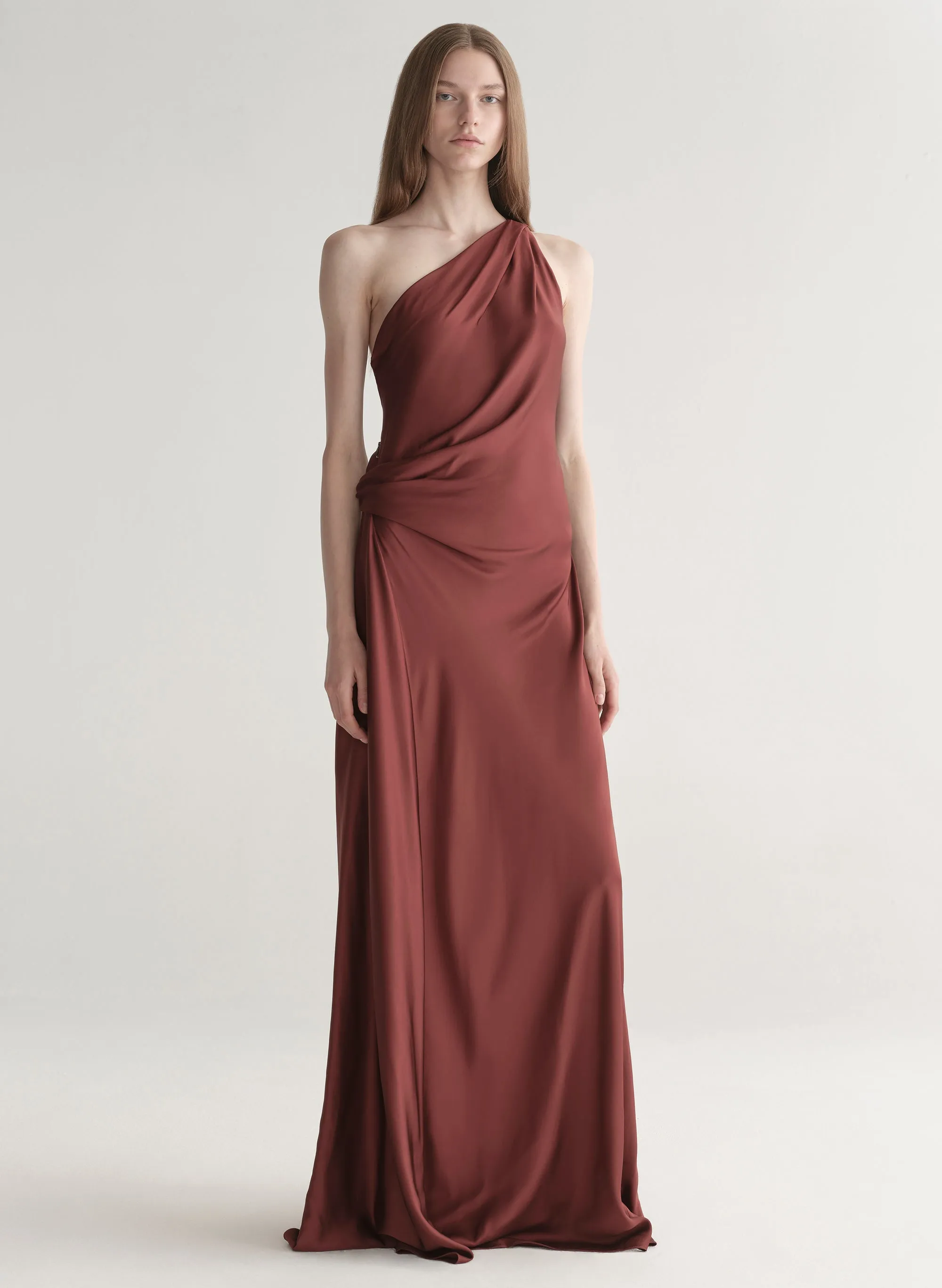 Aster Satin One Shoulder Gown sold by A.L.C. product image thumbnail 3