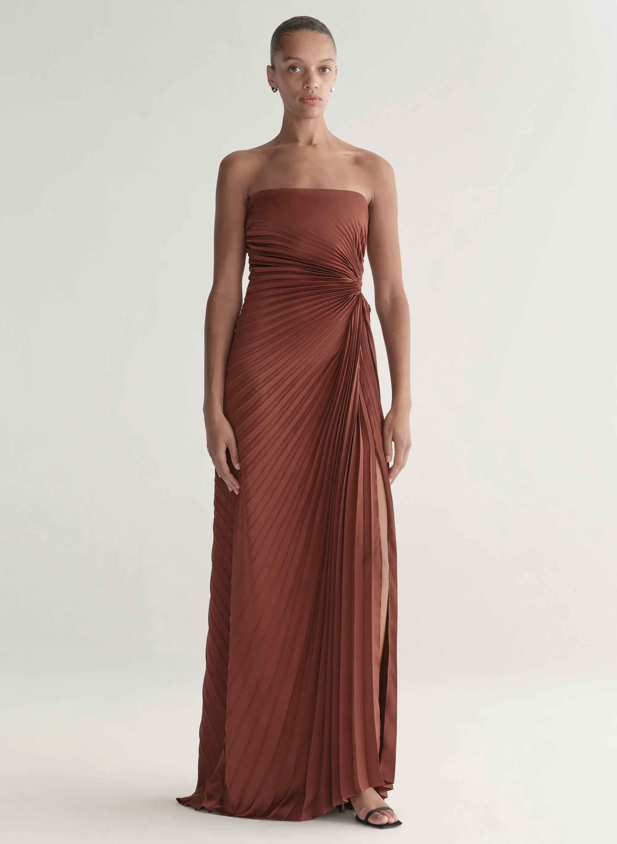 Layla Strapless Pleated Gown sold by A.L.C. product image thumbnail 4