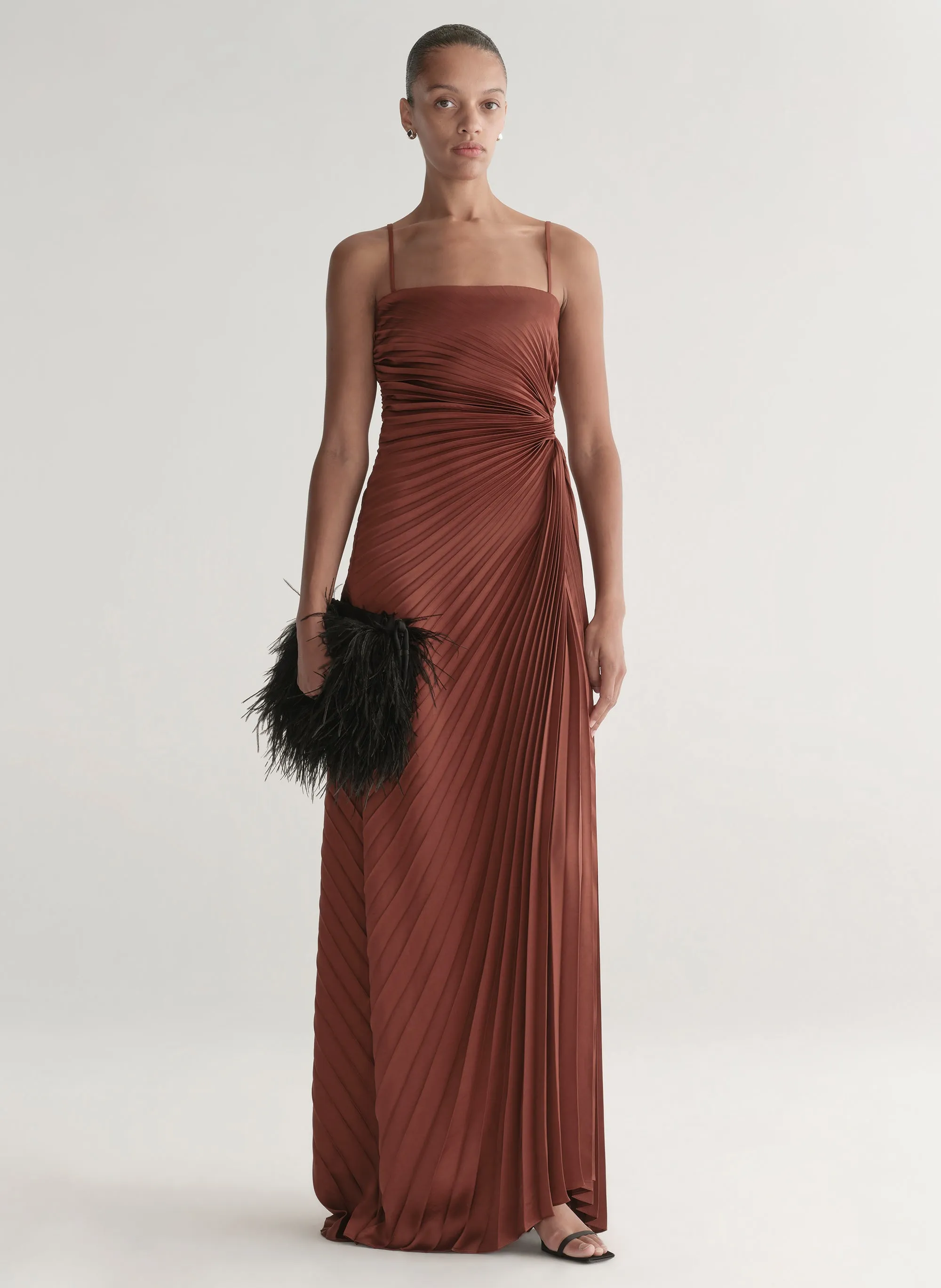 Layla Strapless Pleated Gown sold by A.L.C.