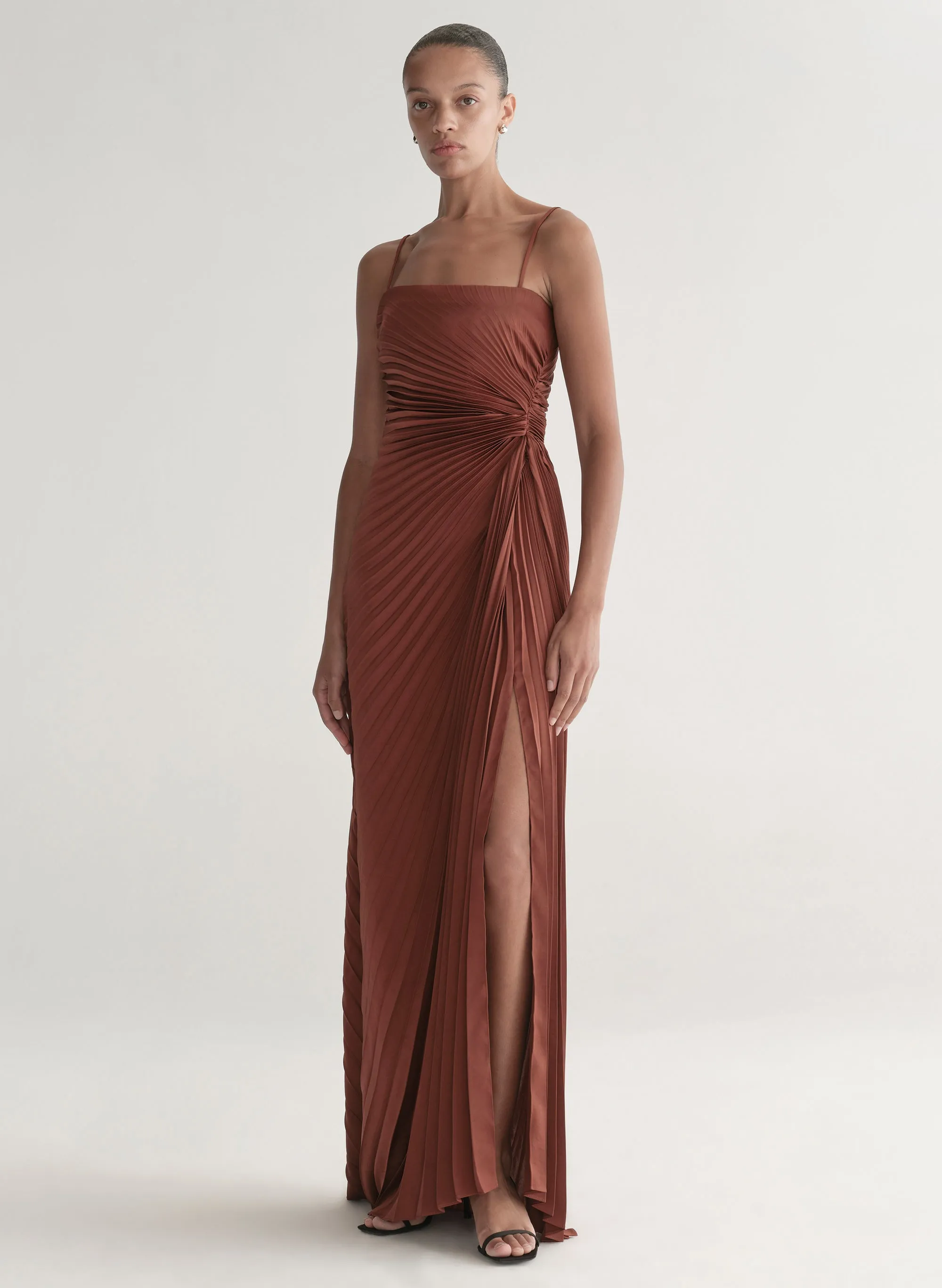 Layla Strapless Pleated Gown sold by A.L.C. product image thumbnail 3