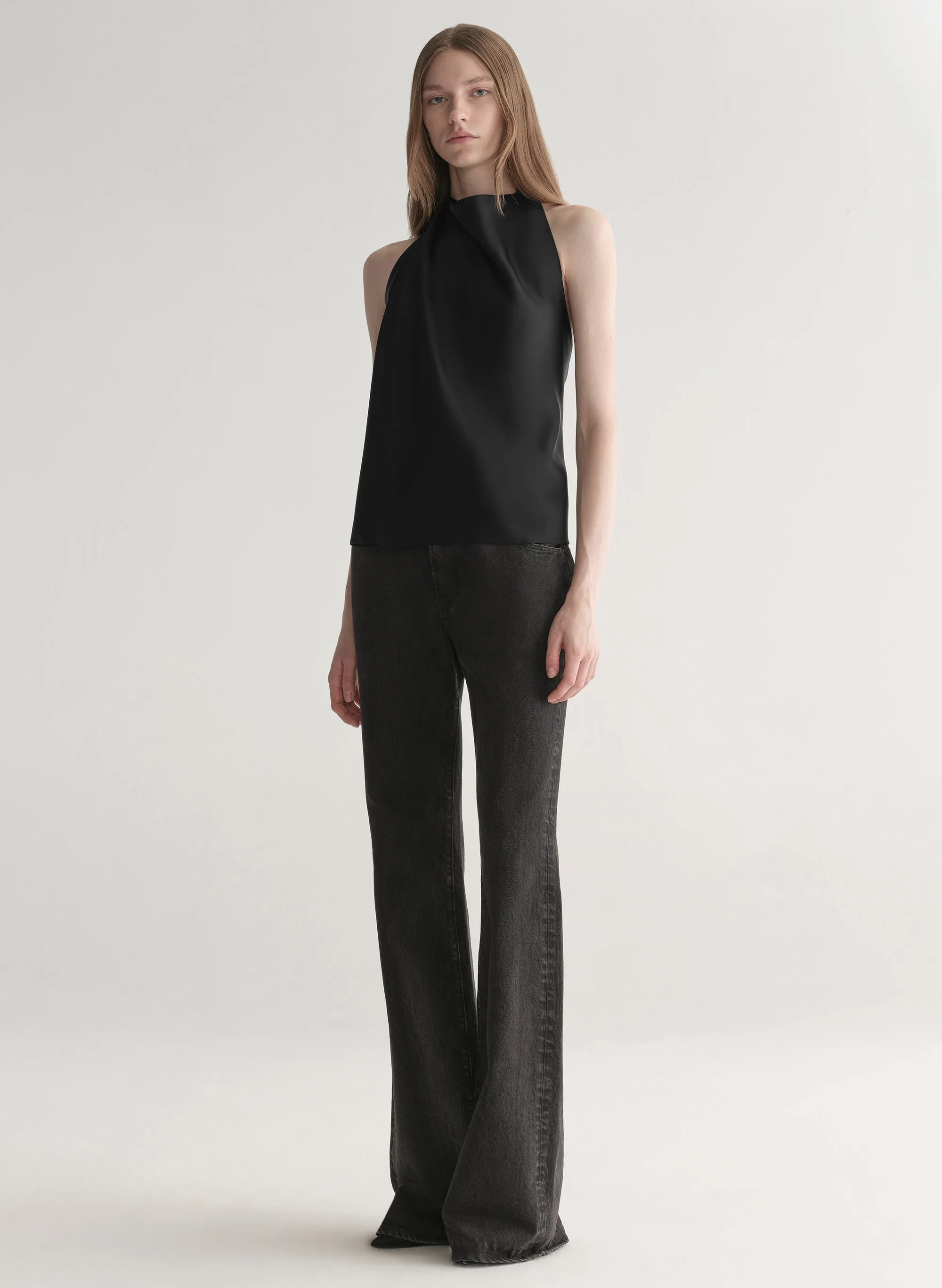 Ada Satin Halter Top sold by A.L.C. product image thumbnail 4