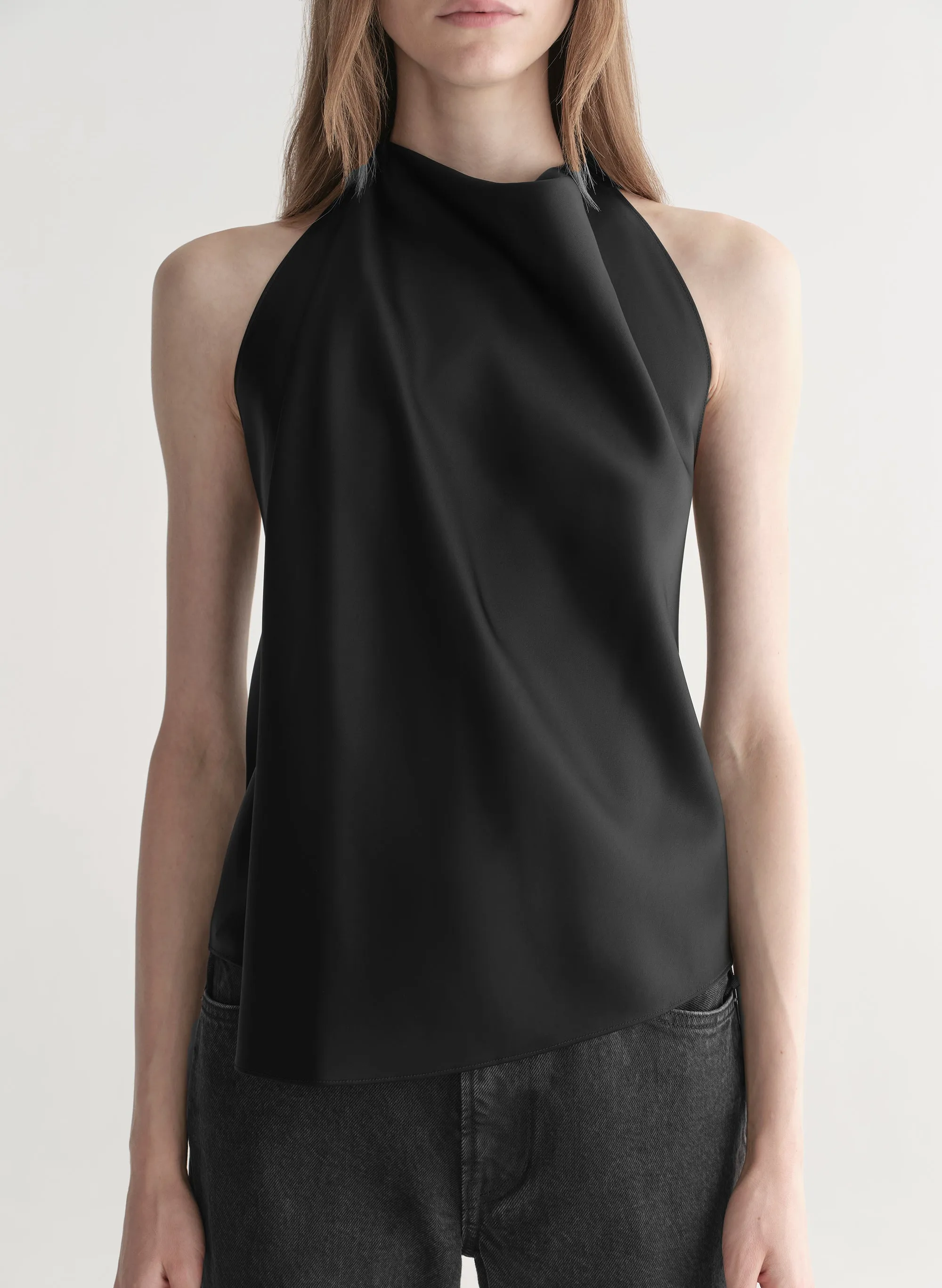 Ada Satin Halter Top sold by A.L.C. product image thumbnail 2