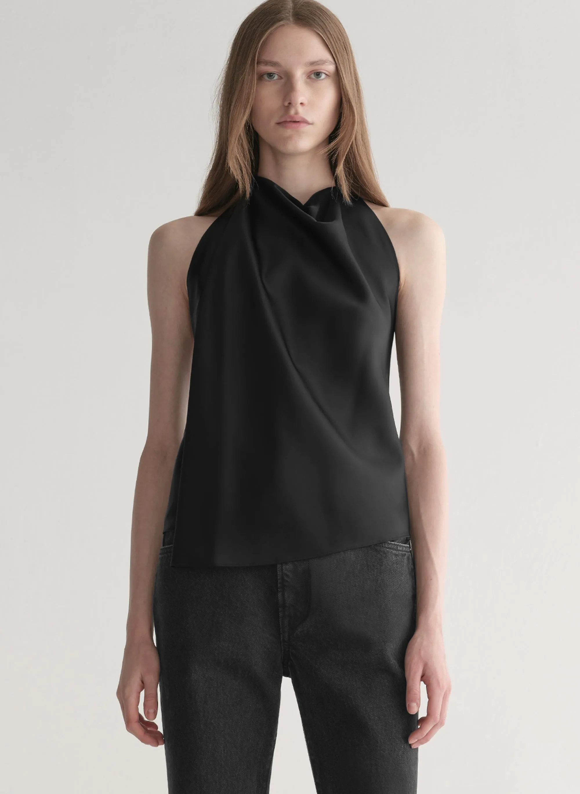 Ada Satin Halter Top sold by A.L.C.