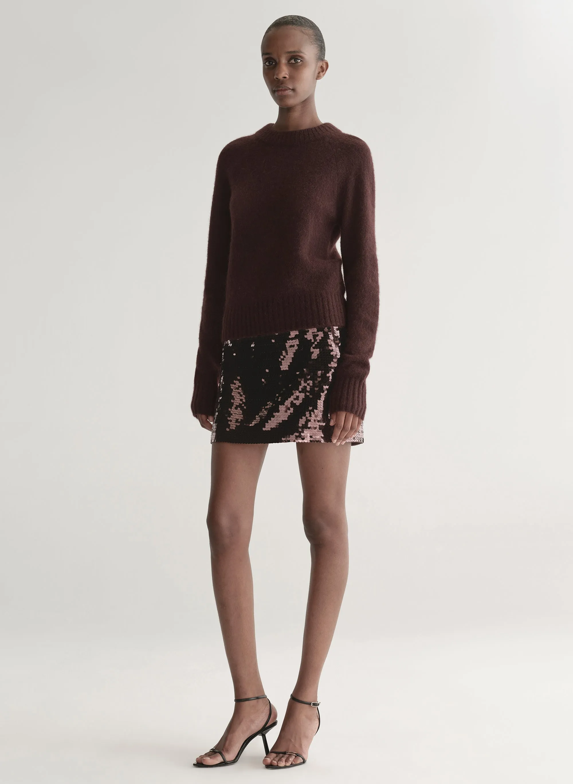 Cleo Sequin Mini Skirt sold by A.L.C. product image thumbnail 4