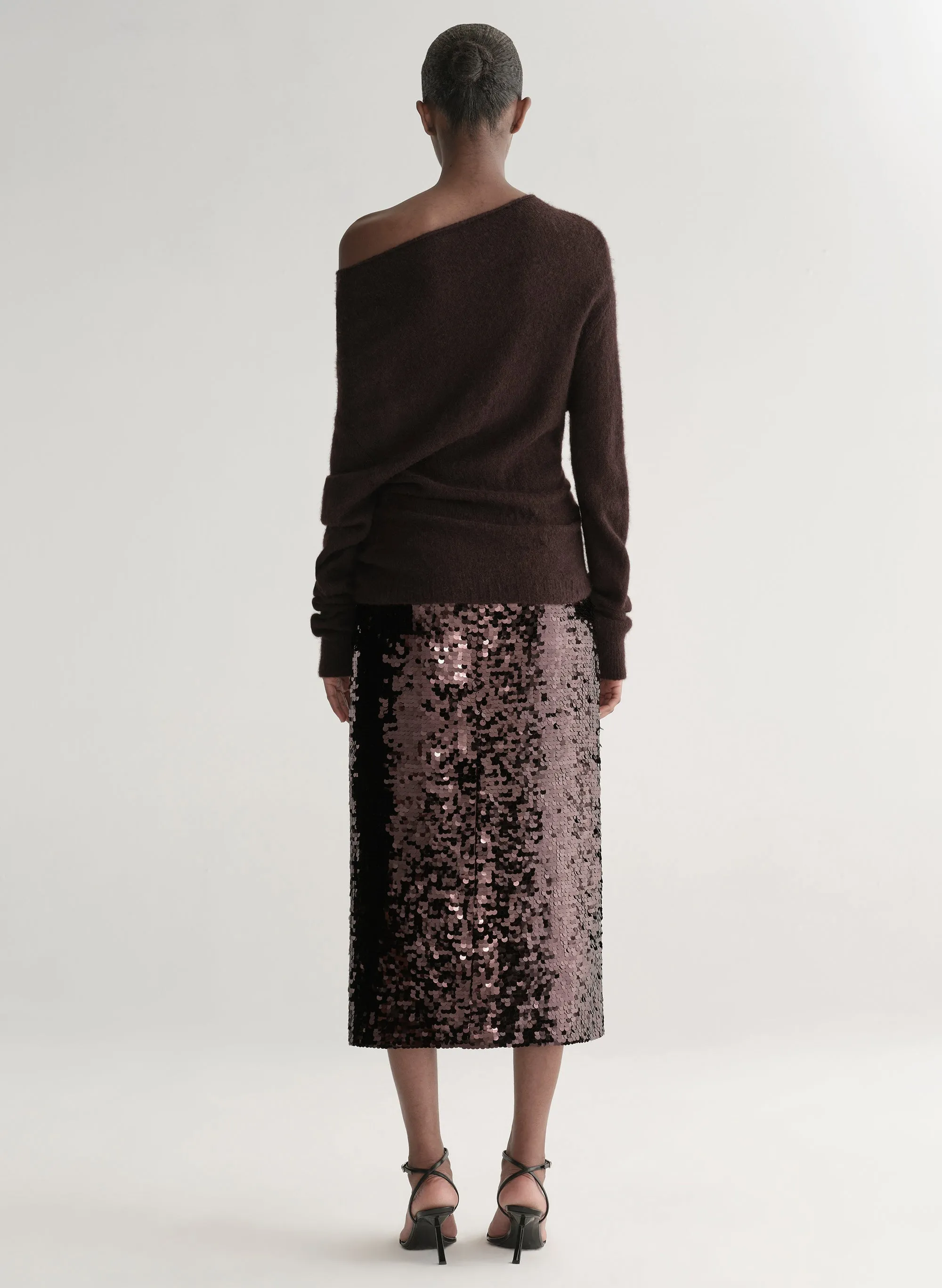 Kali Sequin Midi Skirt sold by A.L.C. product image thumbnail 5
