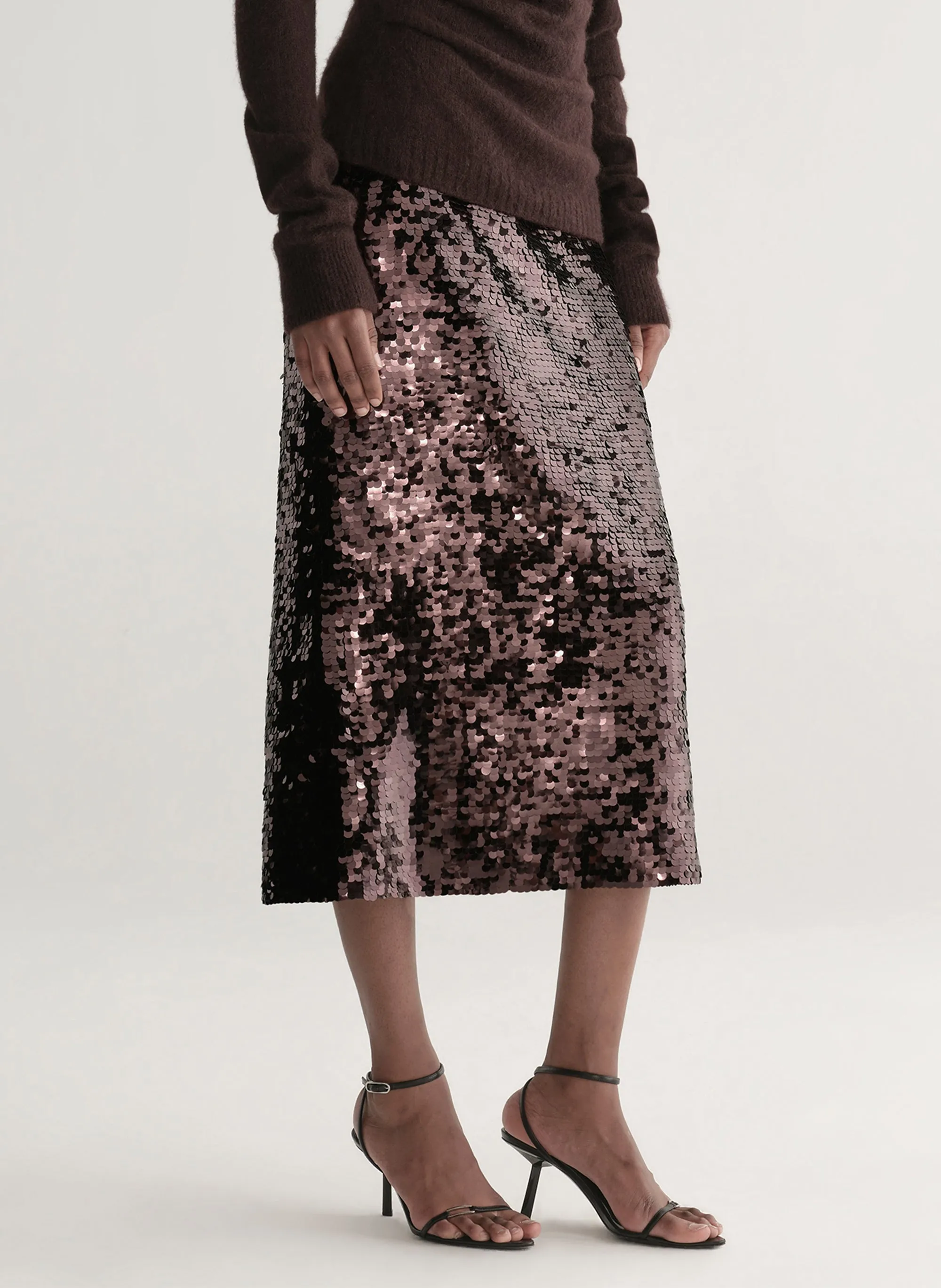 Kali Sequin Midi Skirt sold by A.L.C. product image thumbnail 3