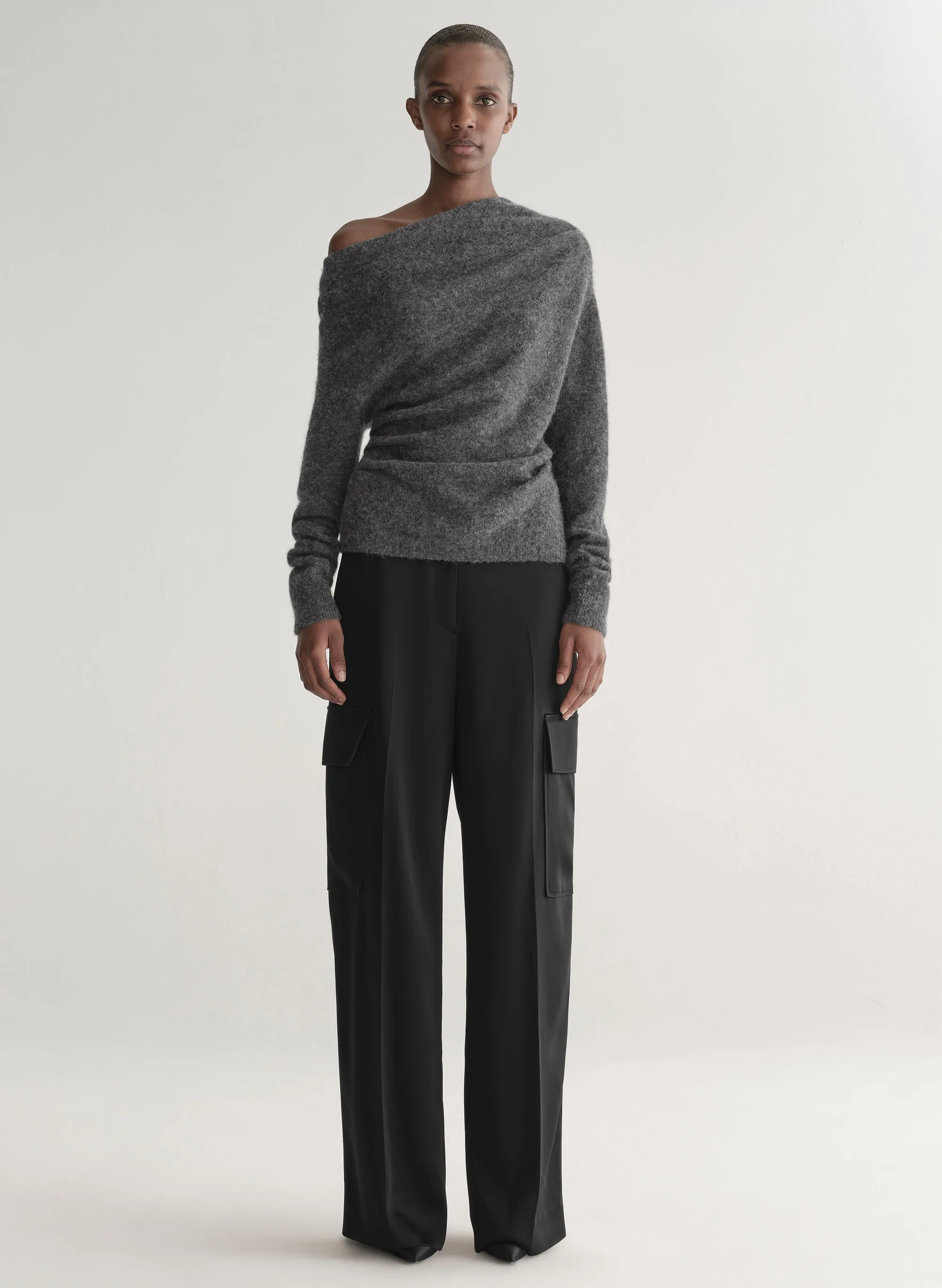 Logan Satin Cargo Pant sold by A.L.C.