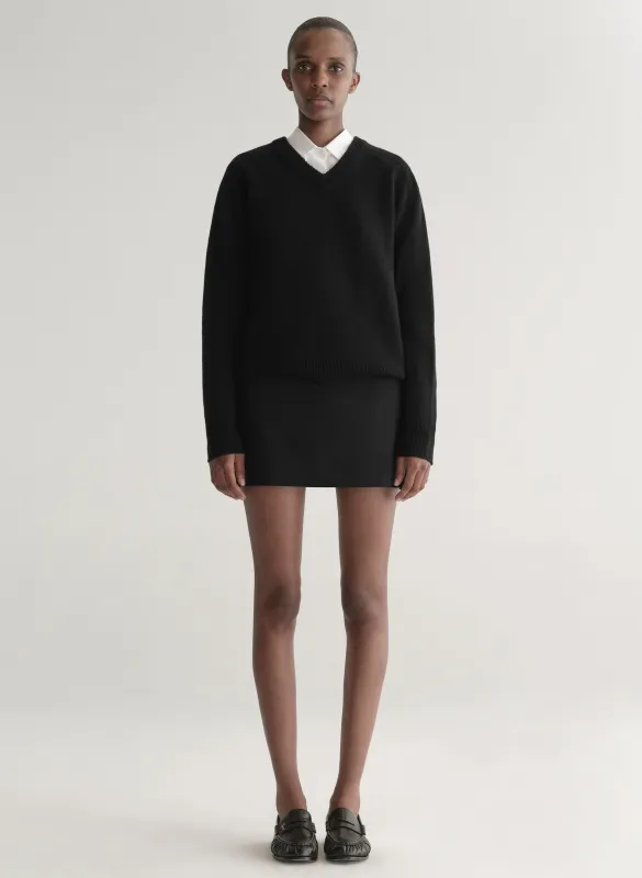 Edie Tuxedo Stripe Mini Skirt sold by A.L.C.