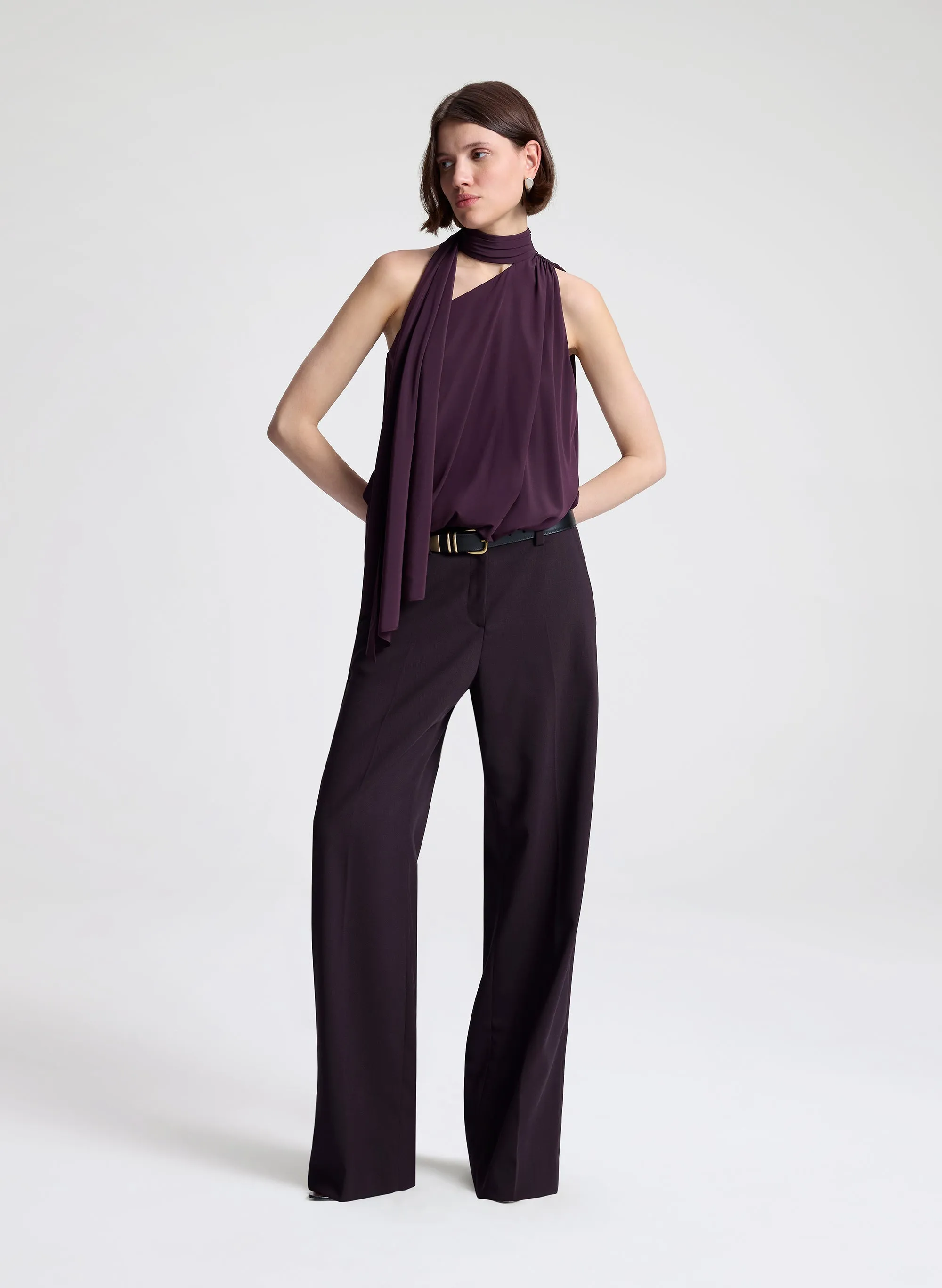 Celeste Silk Top sold by A.L.C. product image thumbnail 4