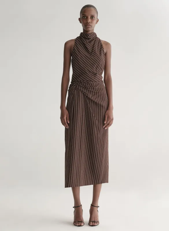 Jean Striped Midi Skirt made by A.L.C.