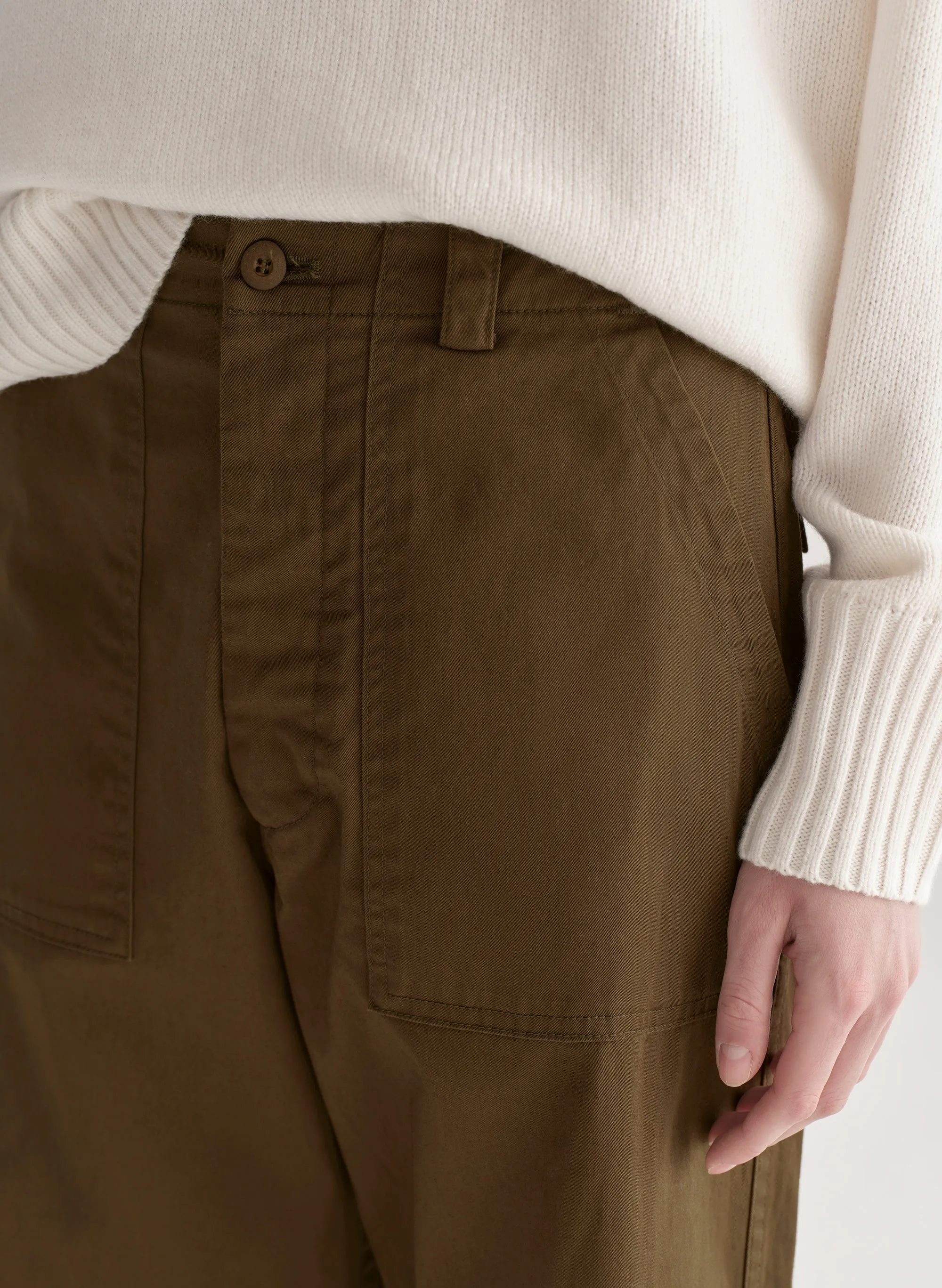 Brayden Cotton Twill Pant sold by A.L.C. product image thumbnail 2