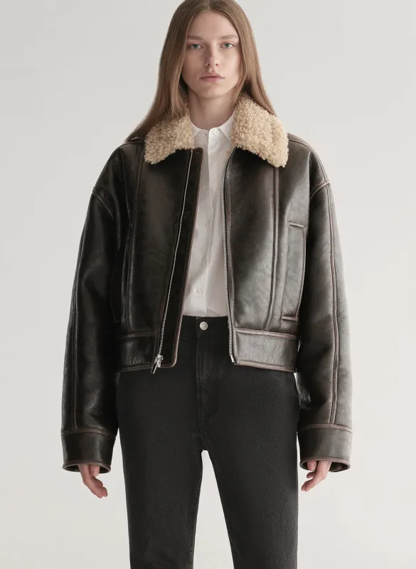 Stevie Faux Shearling Jacket made by A.L.C.