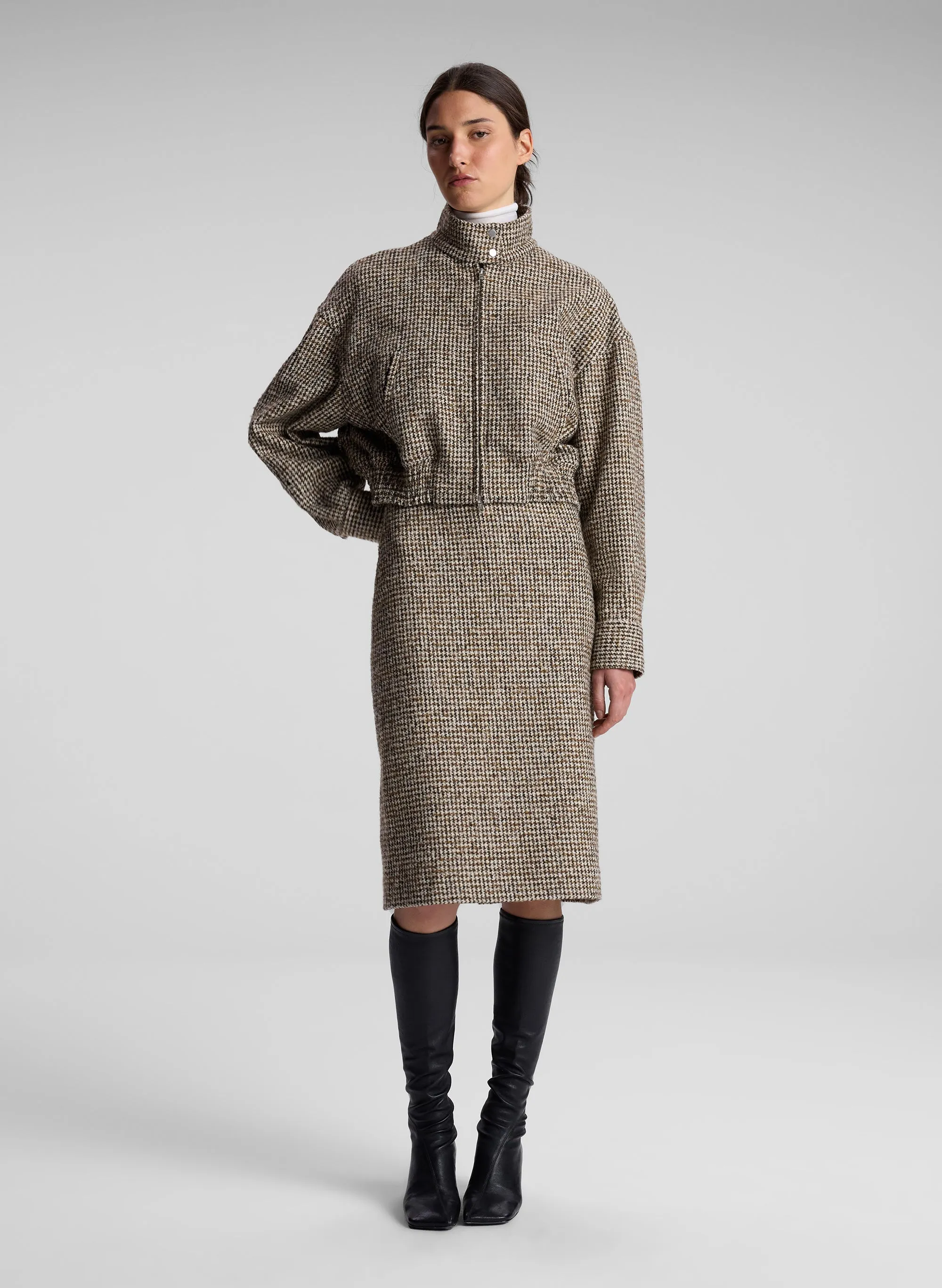 Harrison Tweed Houndstooth Jacket sold by A.L.C. product image thumbnail 5