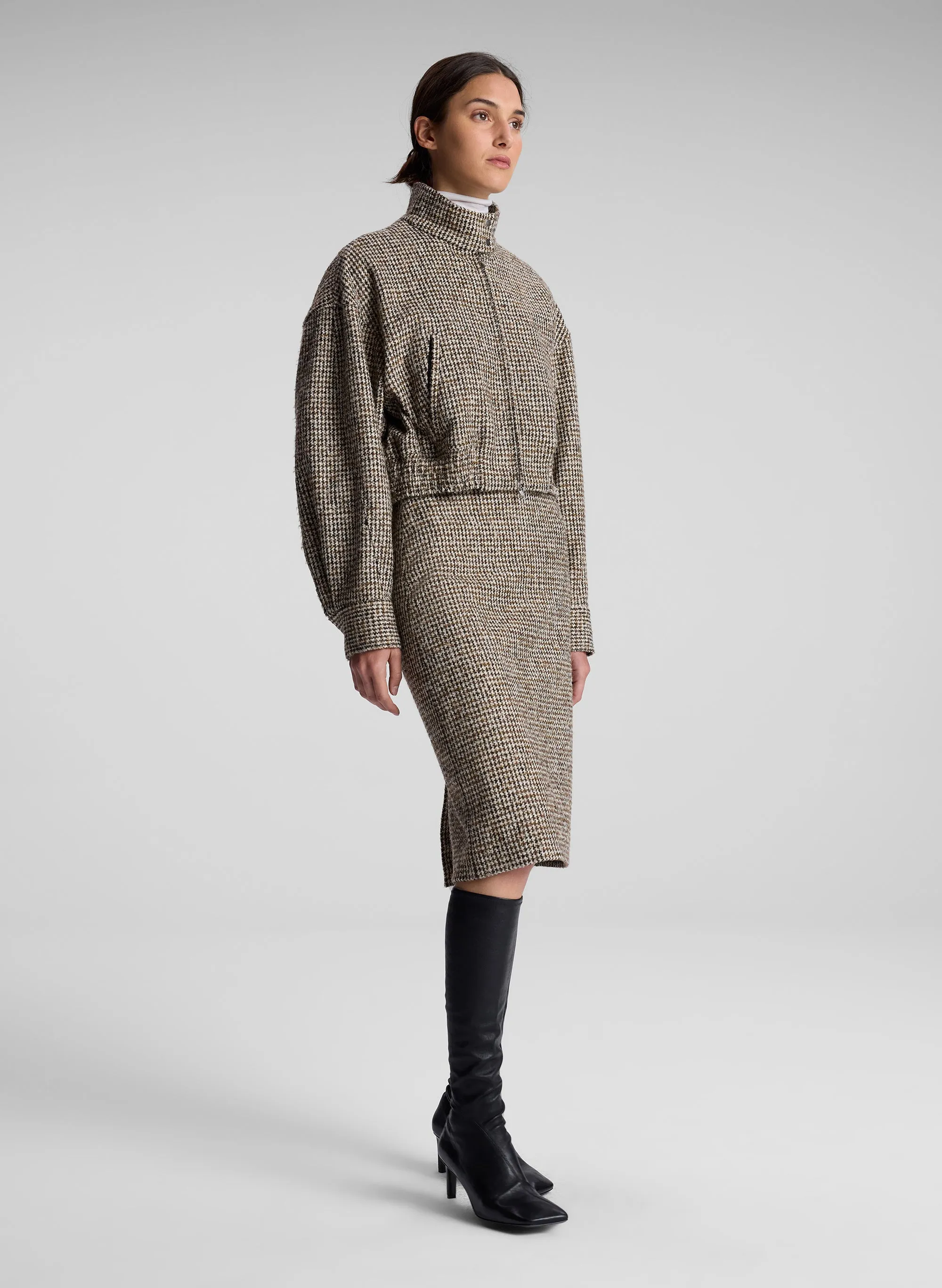 Harrison Tweed Houndstooth Jacket sold by A.L.C. product image thumbnail 4