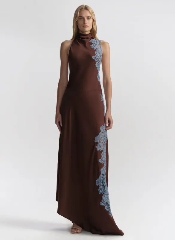 Josephine Satin and Lace Maxi Dress made by A.L.C.