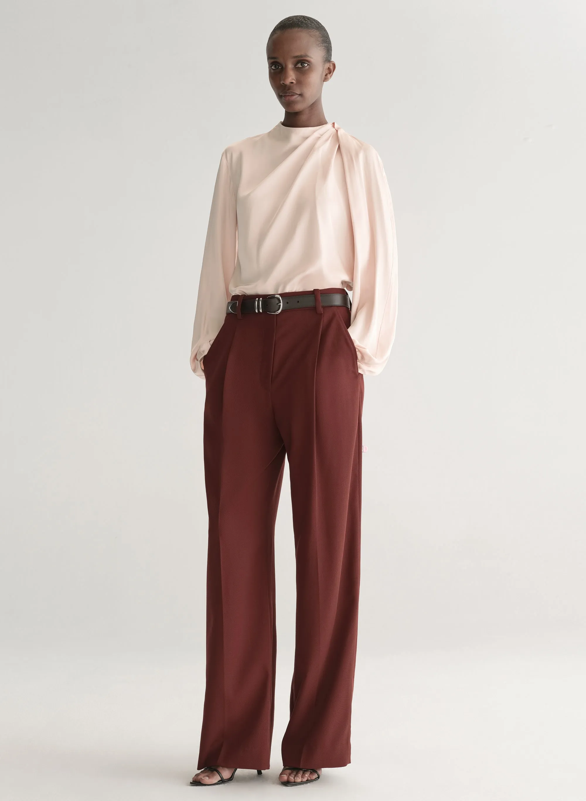 Blaire Satin Top sold by A.L.C. product image thumbnail 4