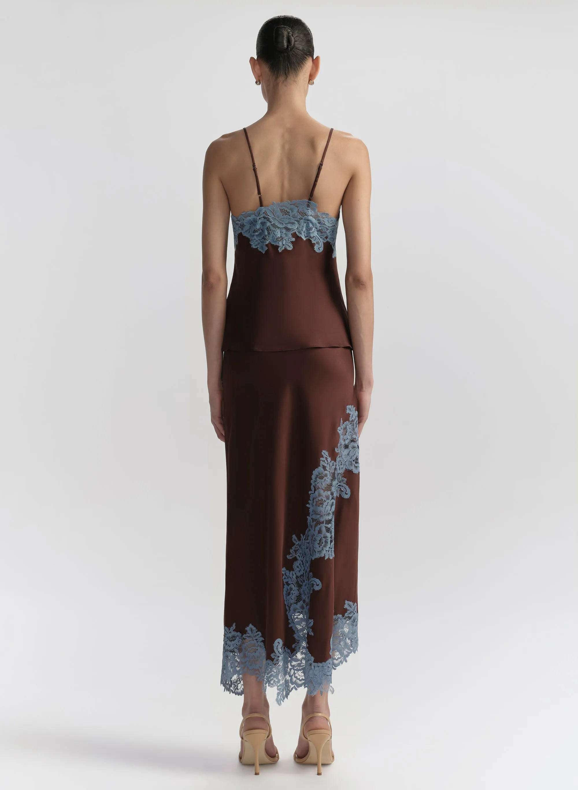 Hana Satin and Lace Camisole Top sold by A.L.C. product image thumbnail 5