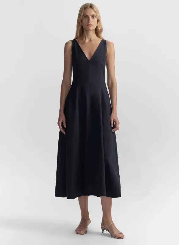 Clara Stretch Cotton Midi Dress made by A.L.C.