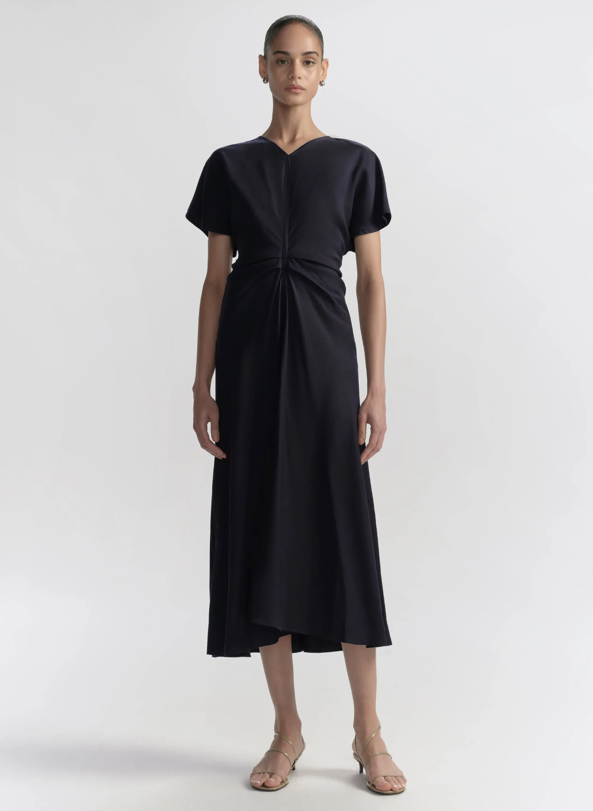 Rem Ruched Midi Dress sold by A.L.C.
