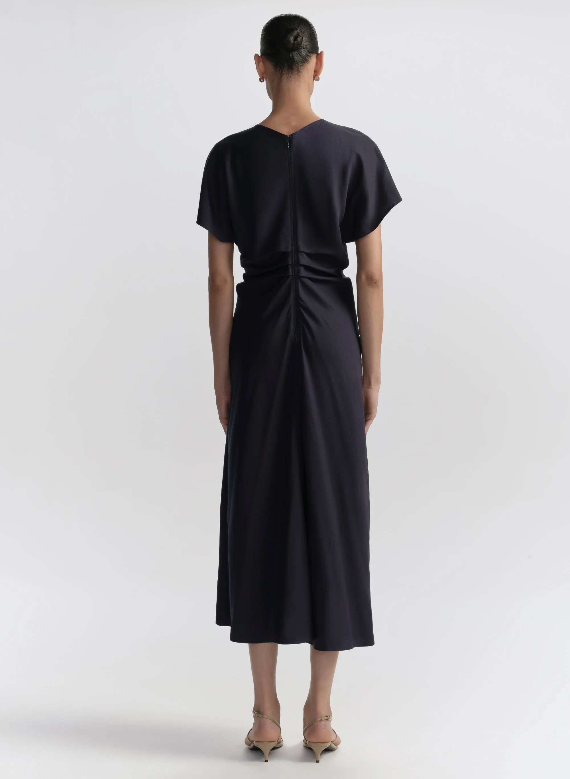 Rem Ruched Midi Dress sold by A.L.C. product image thumbnail 5